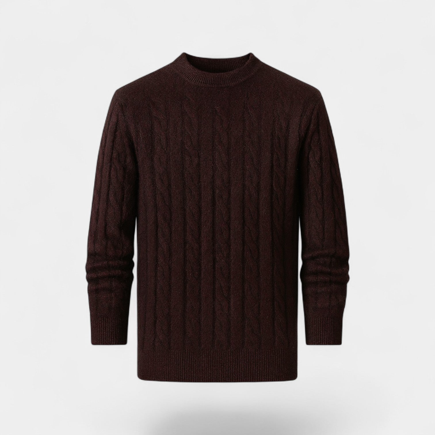 Riche | Pull homme en laine de vison – essentiel d’hiver raffiné