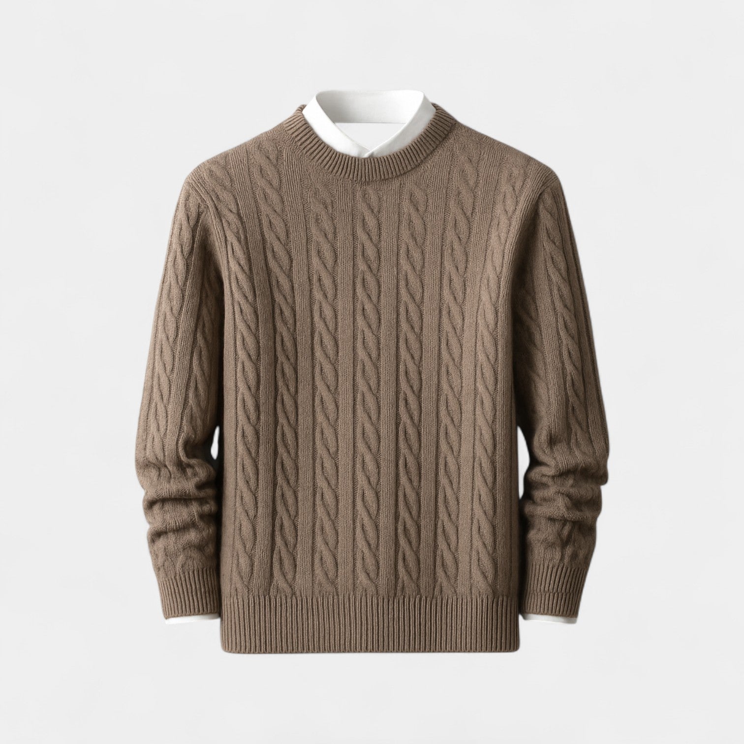 Riche | Pull homme en laine de vison – essentiel d’hiver raffiné