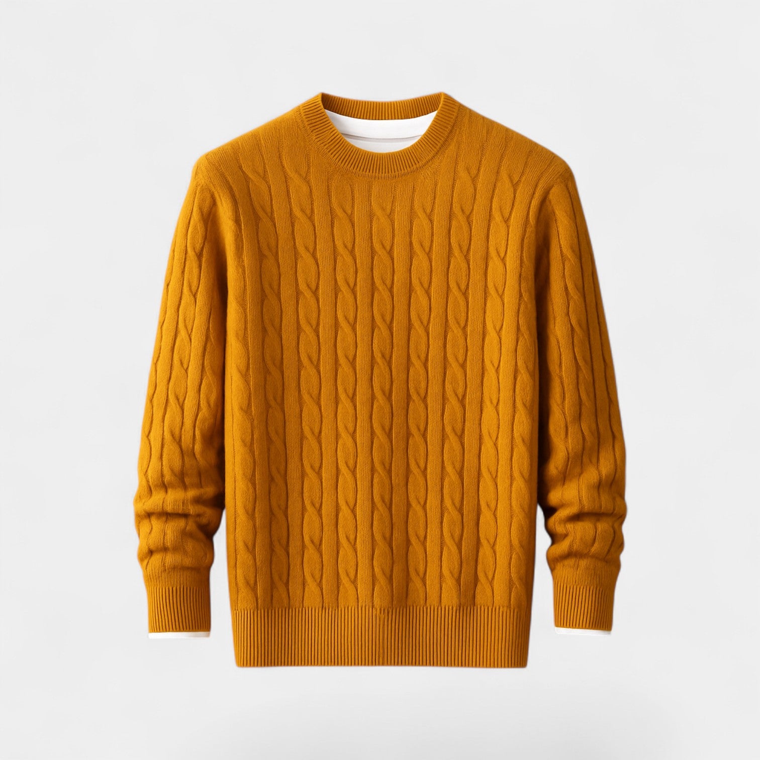 Riche | Pull homme en laine de vison – essentiel d’hiver raffiné