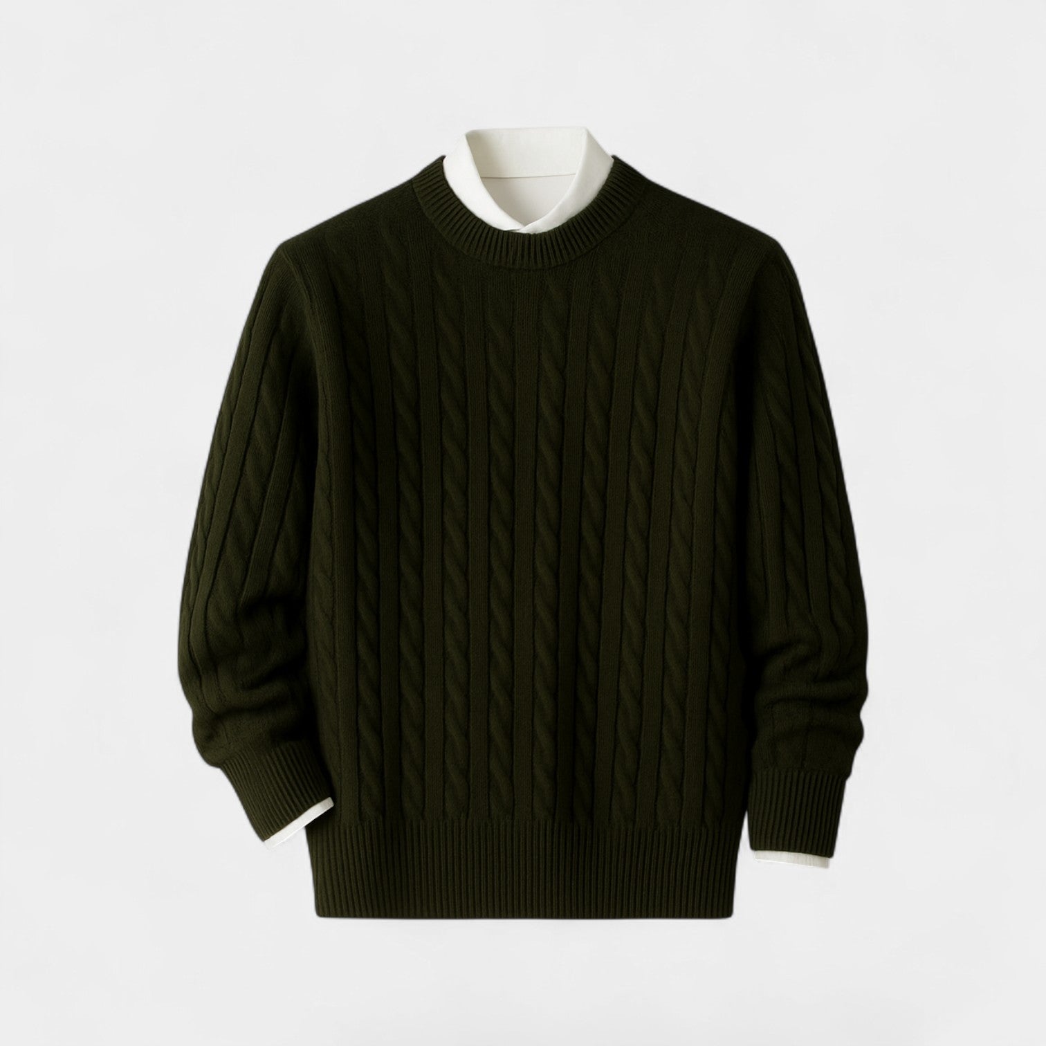 Riche | Pull homme en laine de vison – essentiel d’hiver raffiné