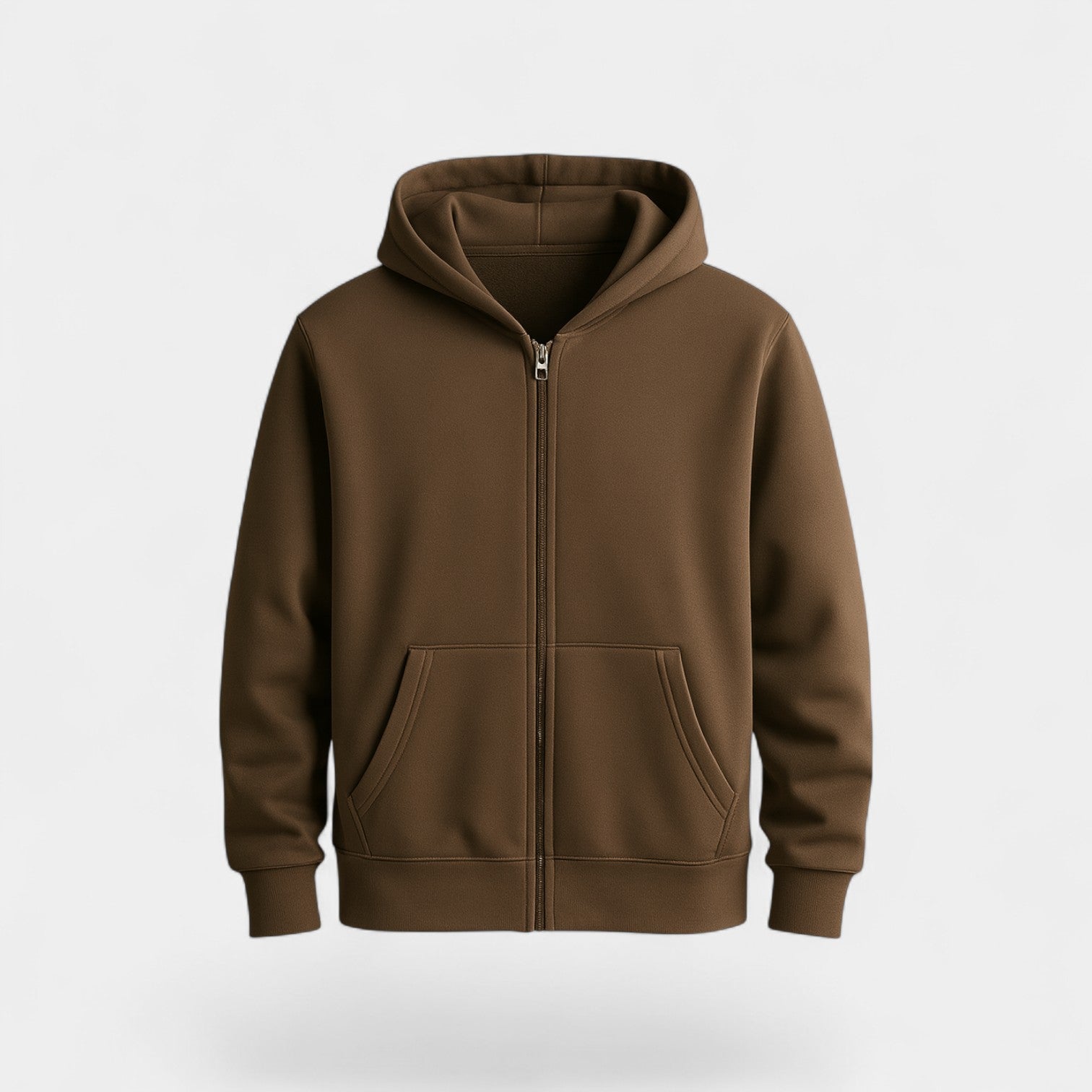 Riche | Cardigan homme mélange technique à zip – Coupe ample avec capuche