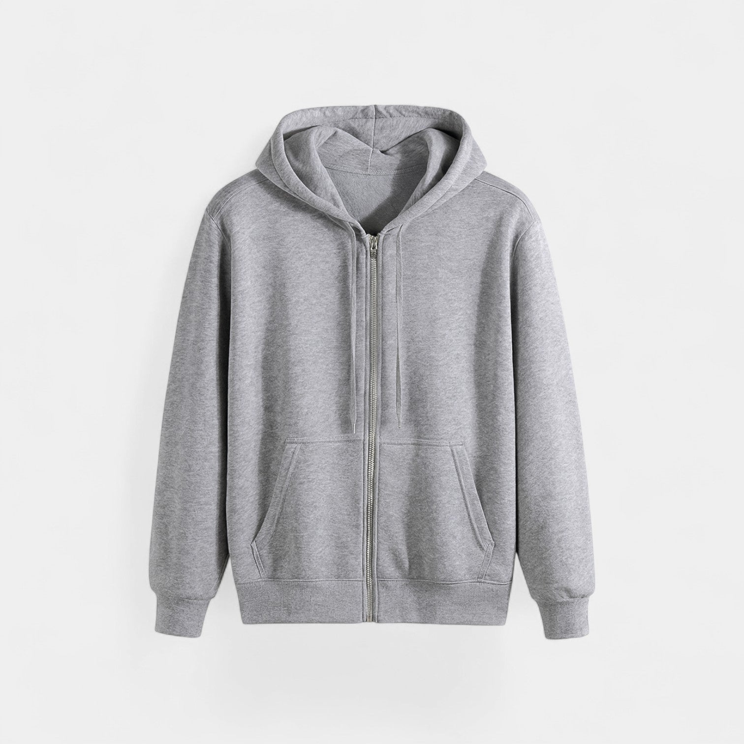 Riche | Cardigan homme mélange technique à zip – Coupe ample avec capuche