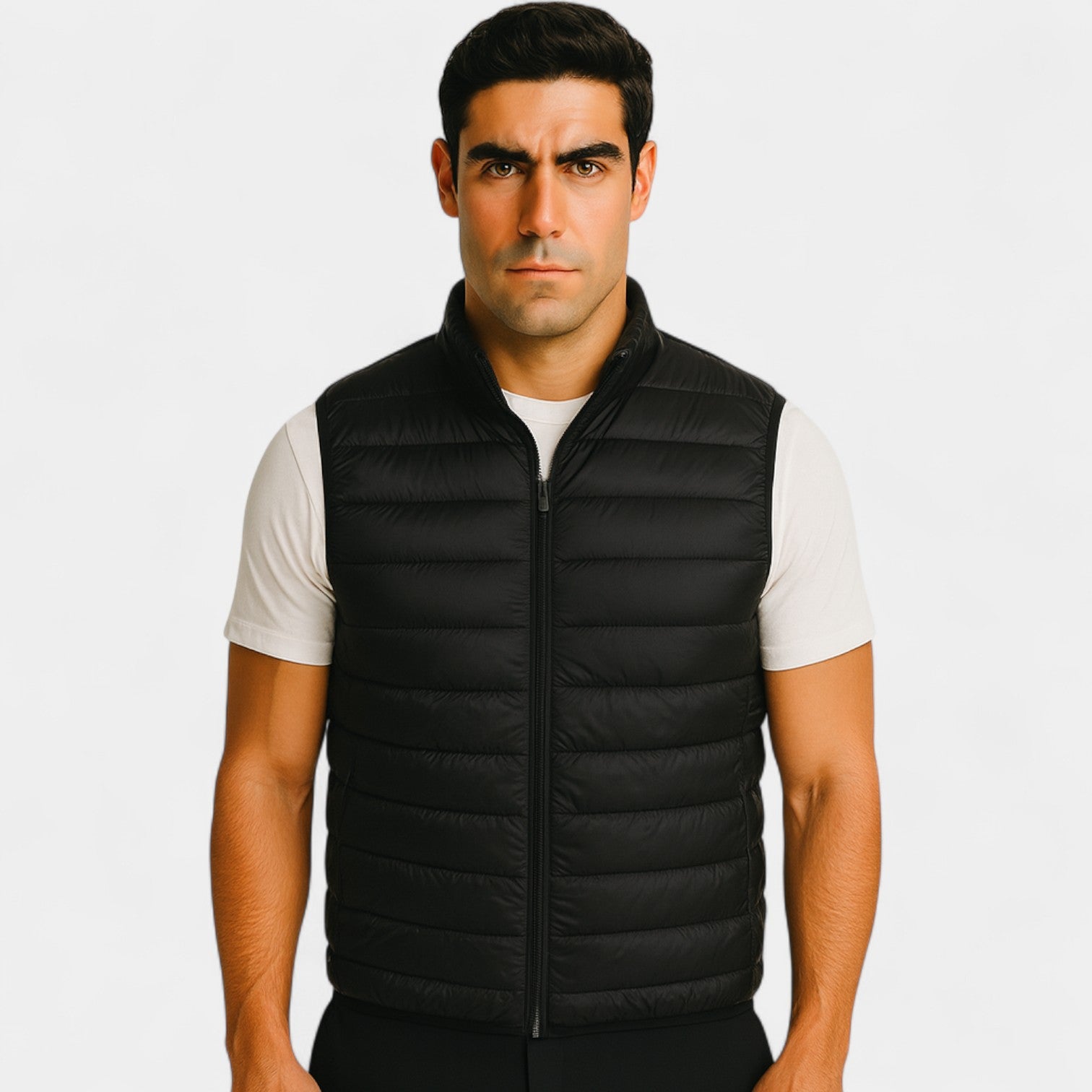 Riche | Doudoune sans manches ultralégère homme – gilet minimaliste élégant
