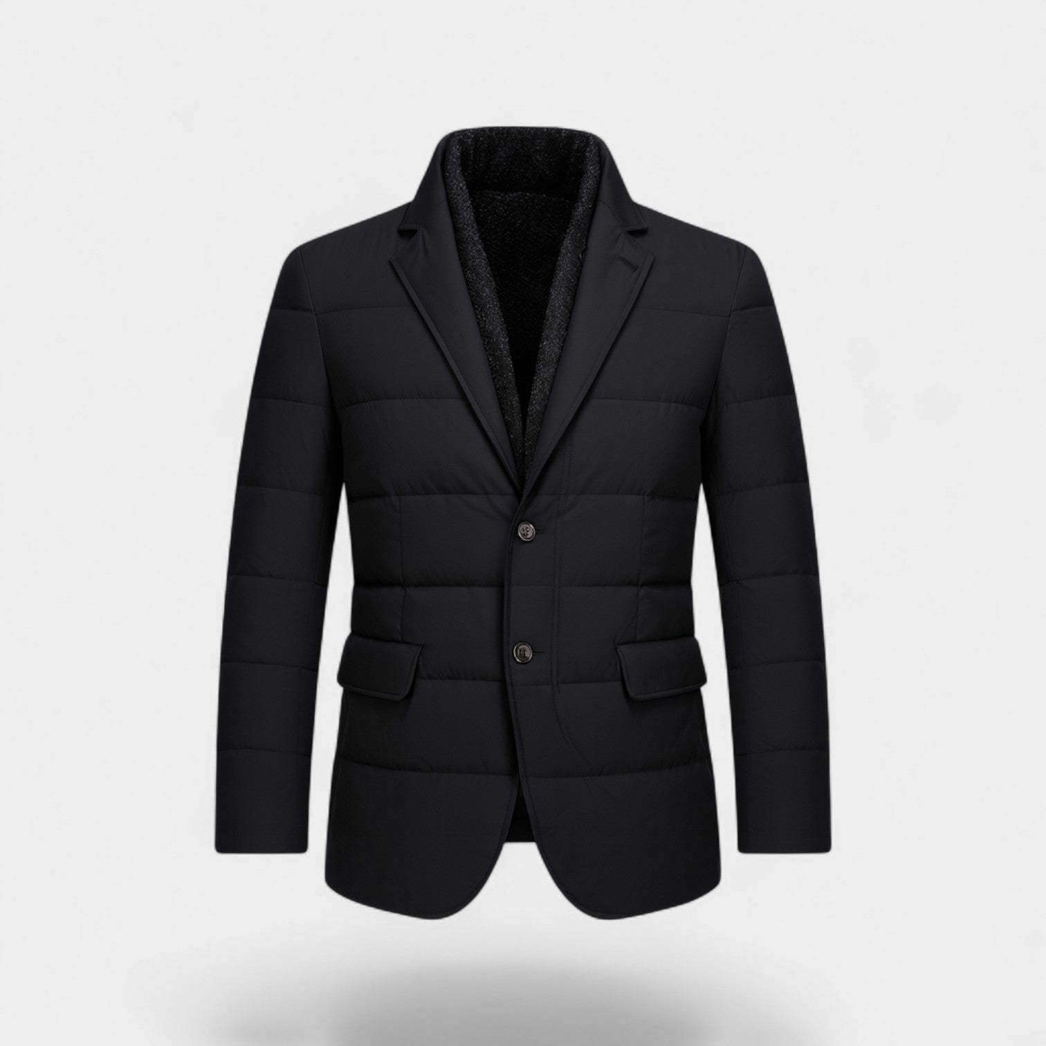 Riche | Veste homme technique loisirs – casual raffiné col écharpe amovible