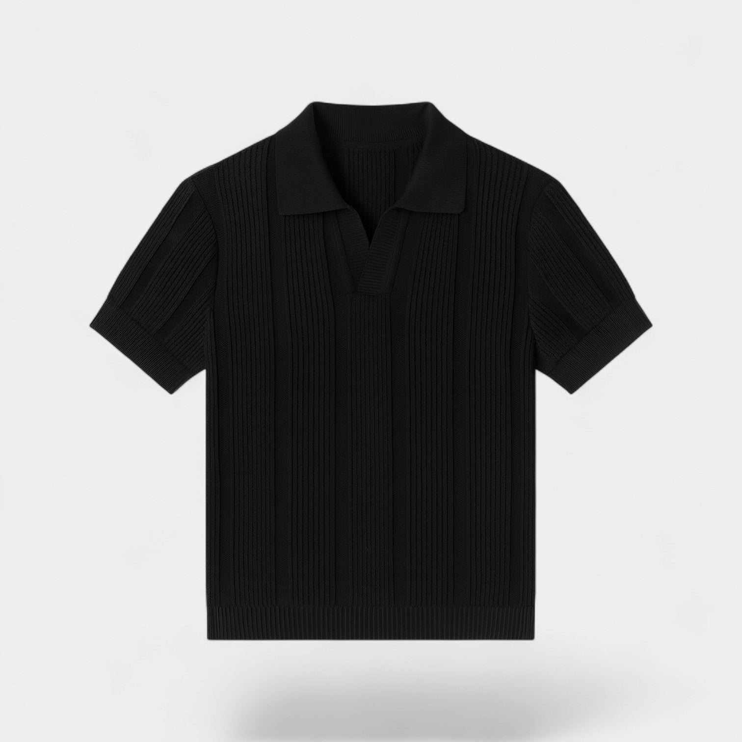 Riche | Polo homme maille ajourée – Essentiel estival raffiné