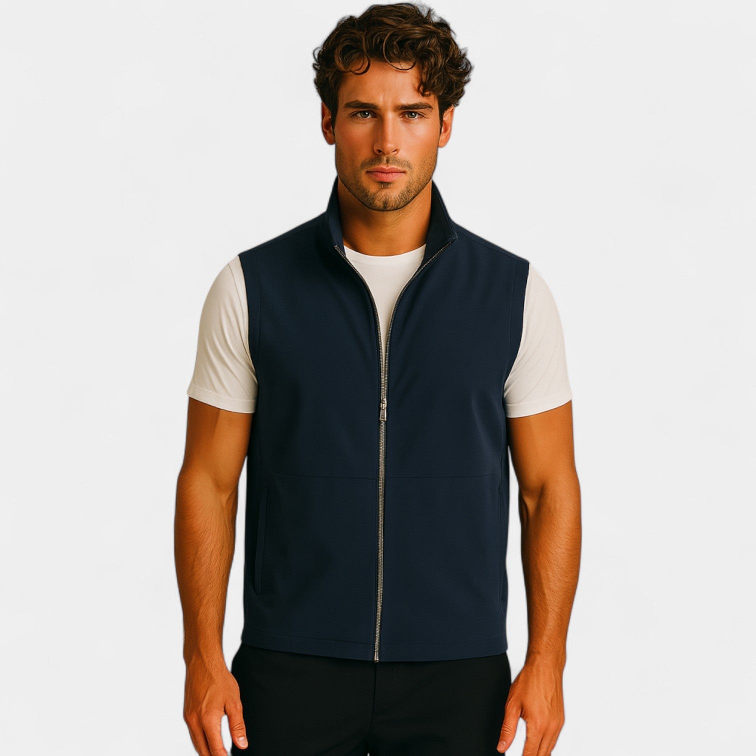 Riche | Gilet utility - élégance structurée