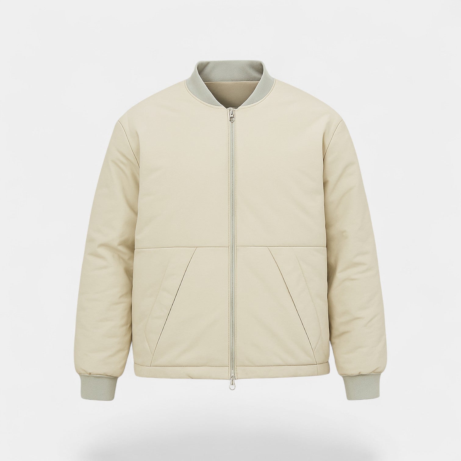 Riche | Blouson homme en coton double zip – moderne, raffiné, silhouette quotidienne