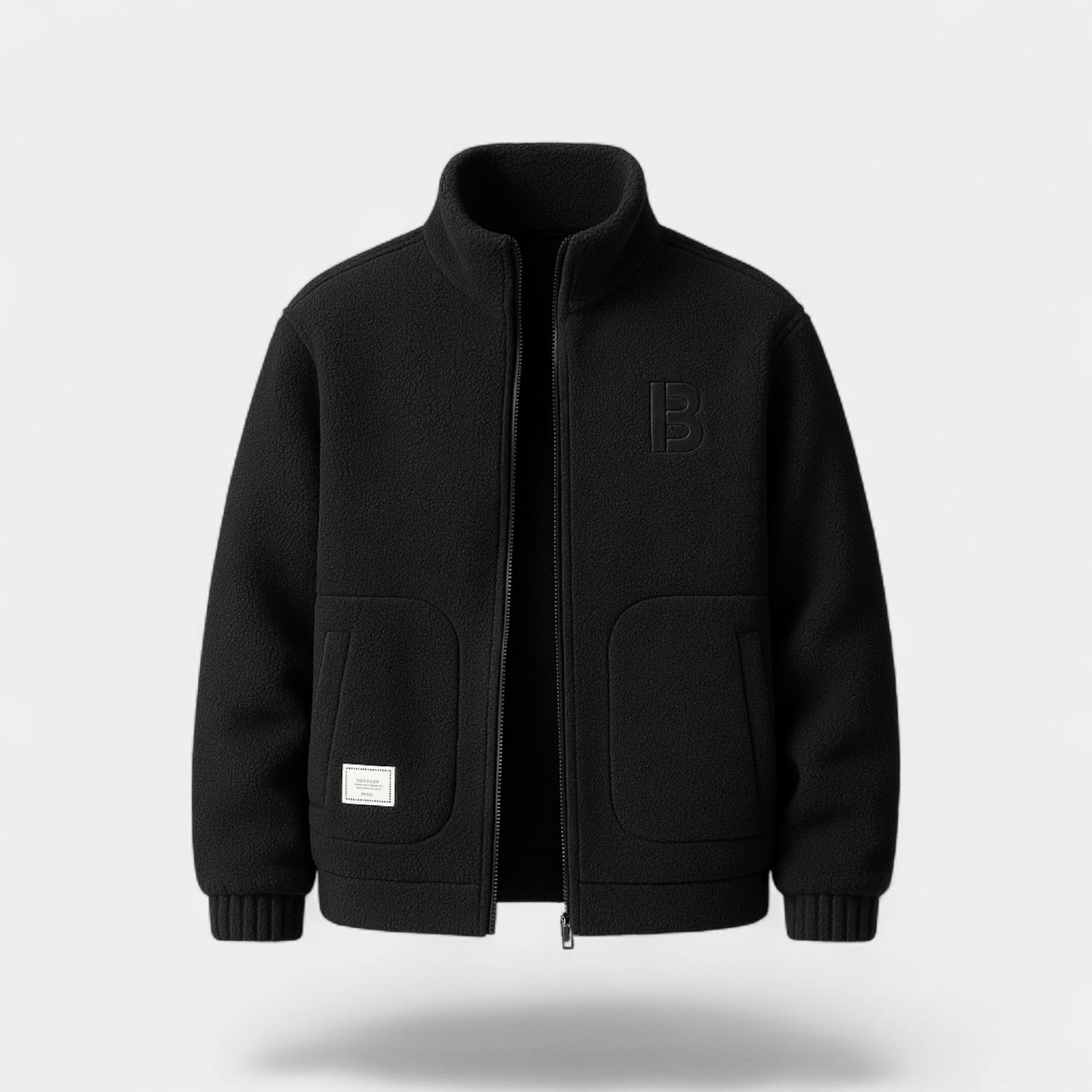 Riche | Veste homme varsity en cachemire pur – raffinée, chaude, silhouette intemporelle