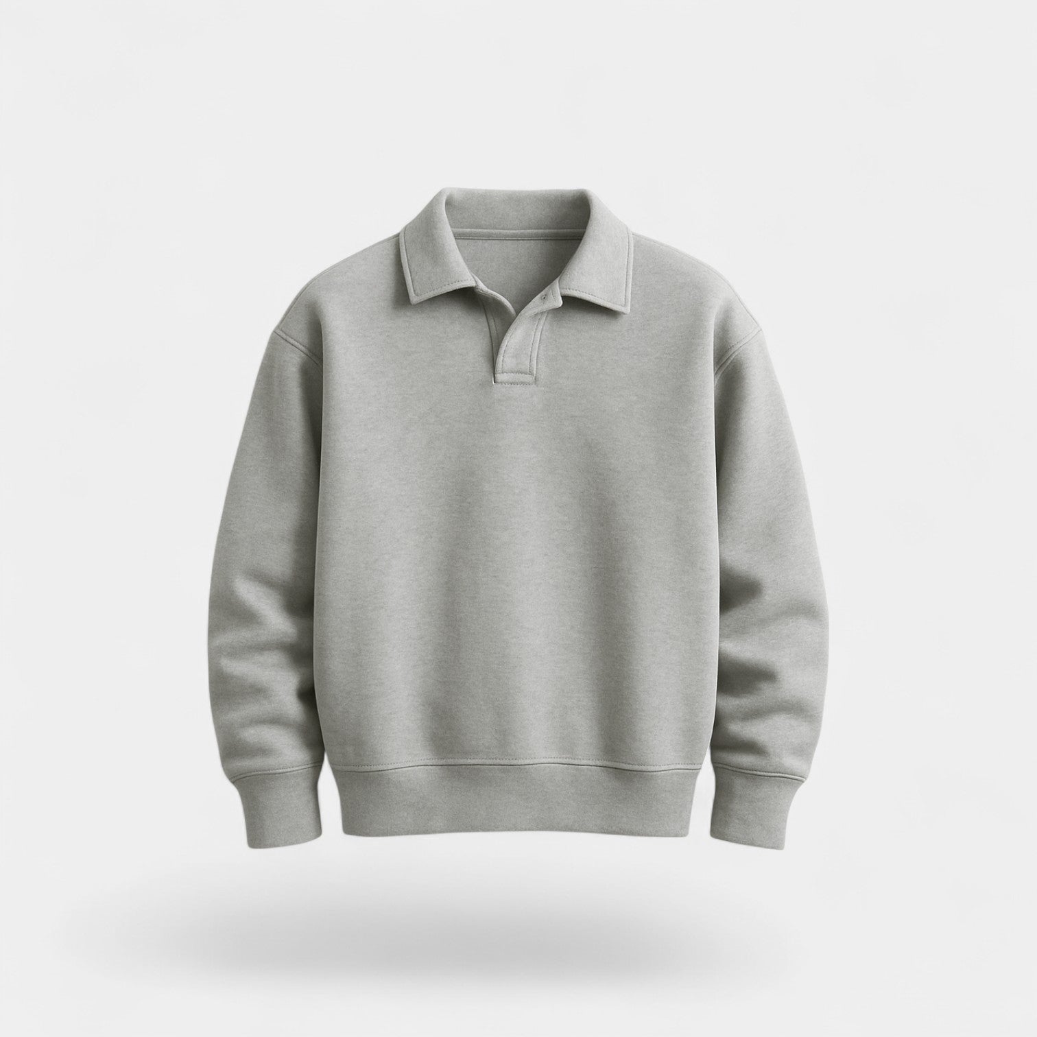 Riche | Polo homme manches longues en maille – raffiné, polyvalent, coupe moderne