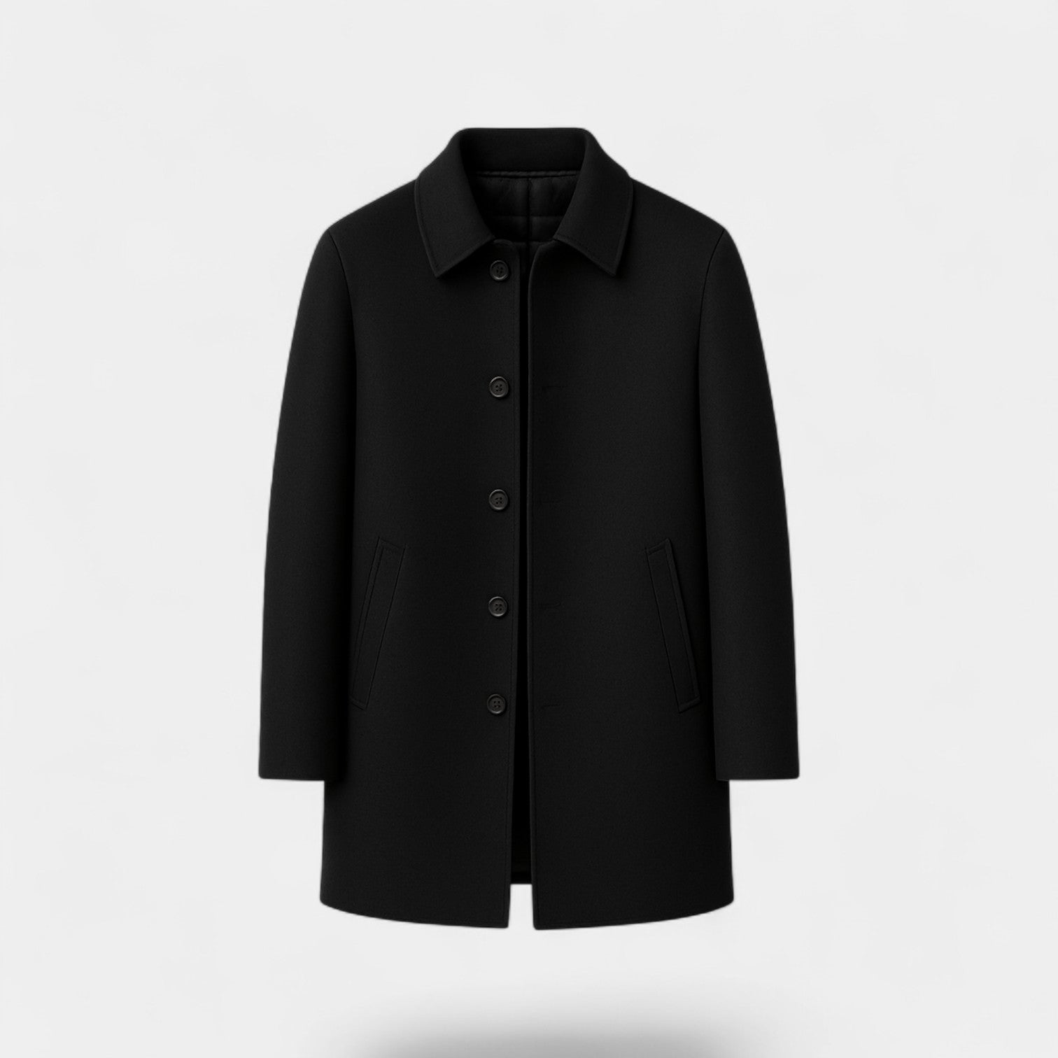 Riche | Manteau trench homme laine à revers – intemporel et raffiné