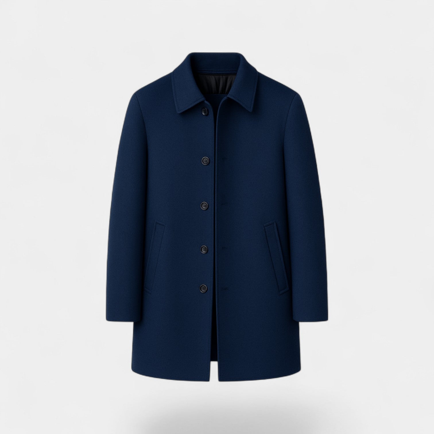 Riche | Manteau trench homme laine à revers – intemporel et raffiné