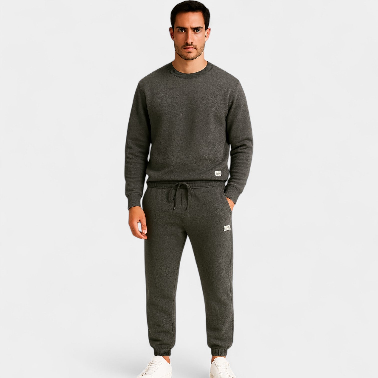 Riche | Ensemble de loisirs en laine pour homme – Coupe minimaliste moderne