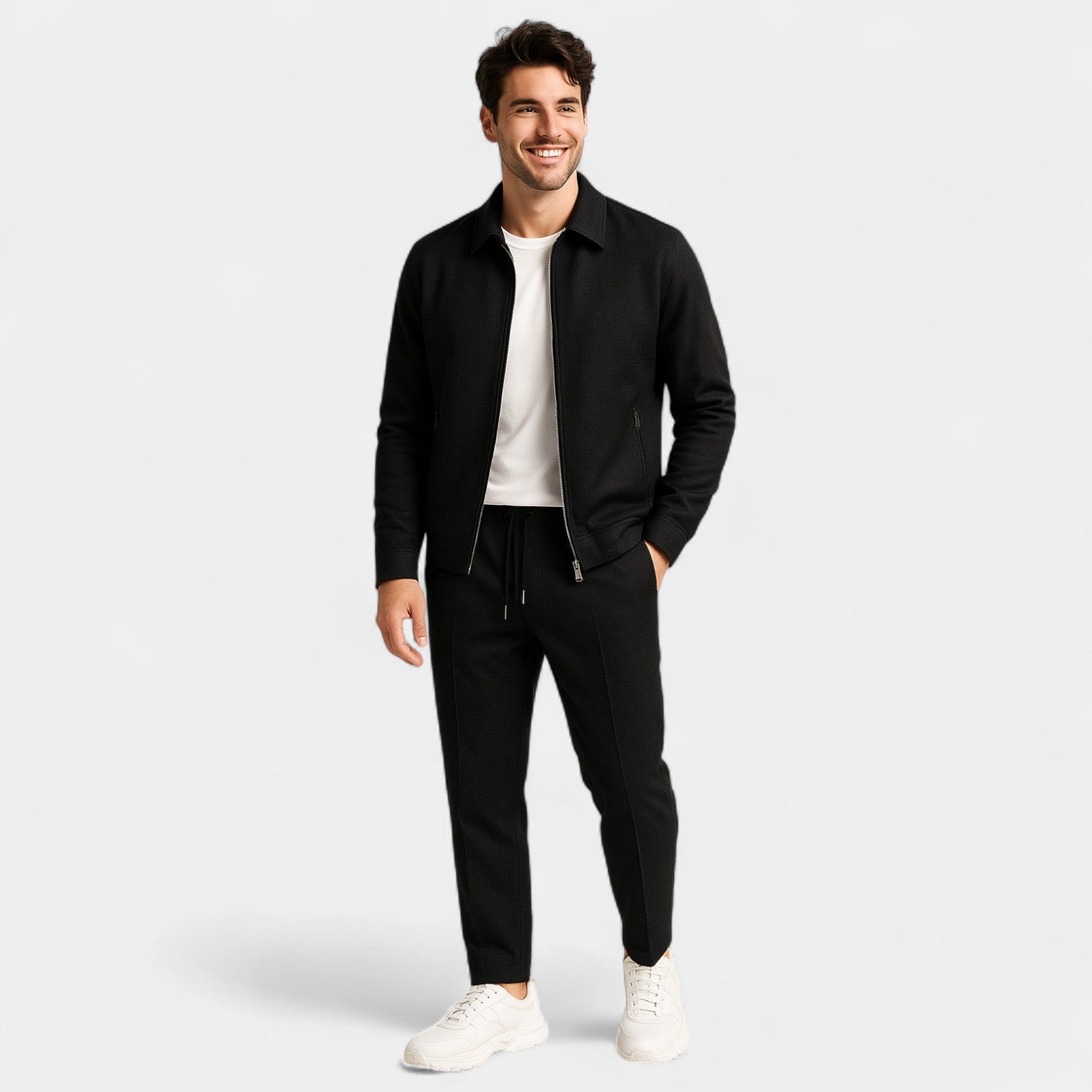 Riche | Ensemble homme slim en coton – raffiné, moderne, silhouette ajustée