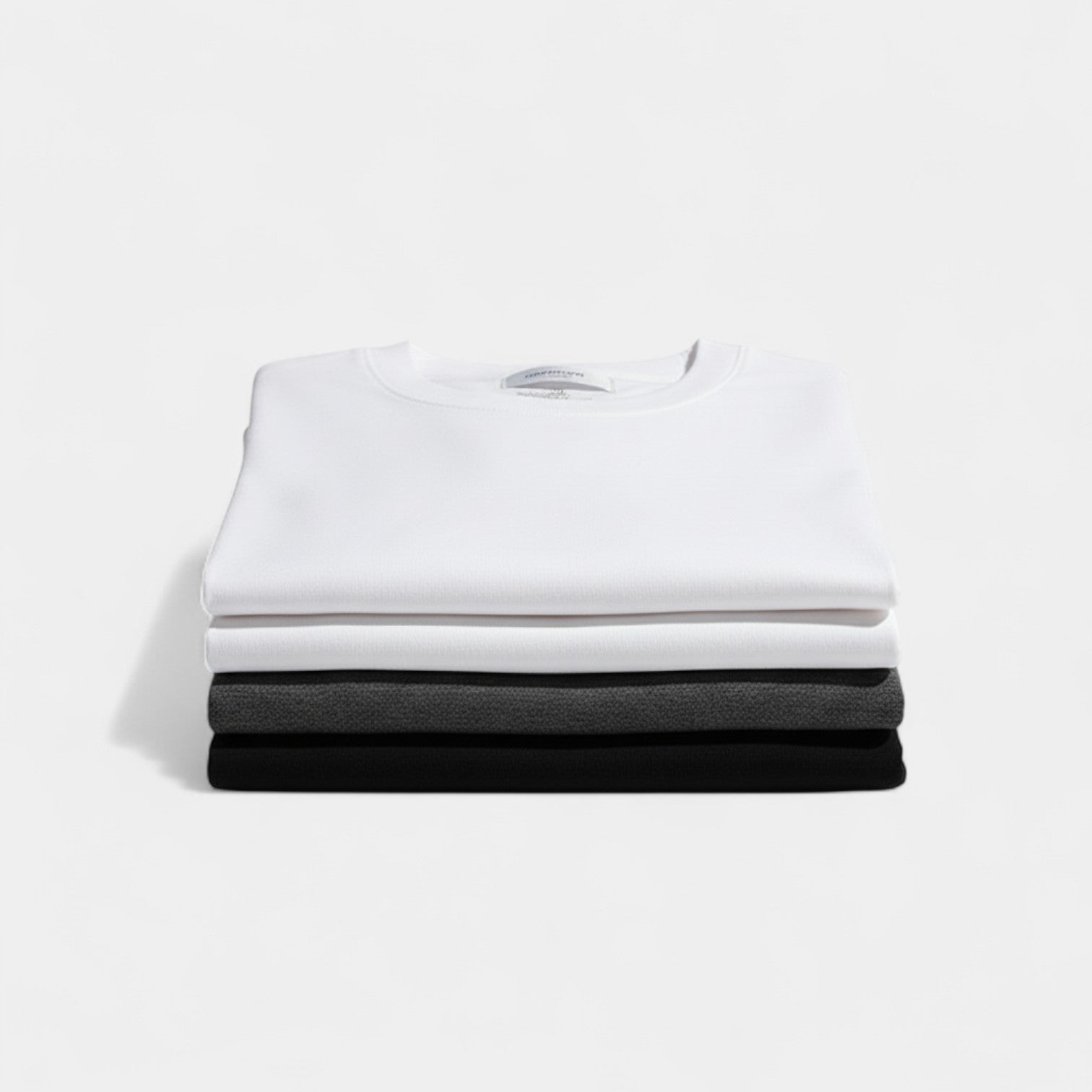 Riche | Lot de 3 t-shirts homme col rond coton épais – raffinés, durables, essentiels du quotidien