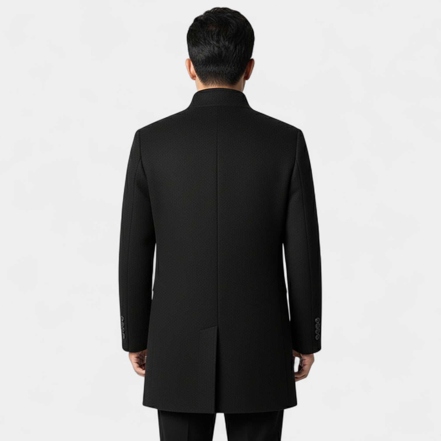 Riche | Manteau trench homme laine doublure amovible – élégance hivernale taillée