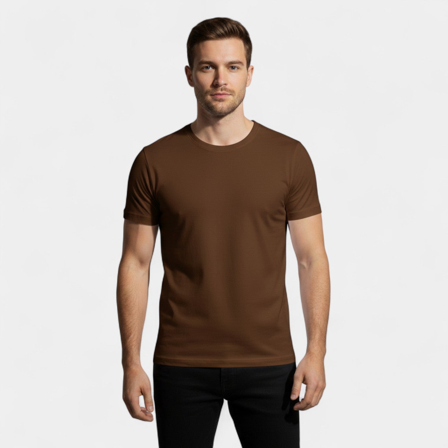 Riche | Lot de 3 t-shirts homme col rond coton épais – raffinés, durables, essentiels du quotidien