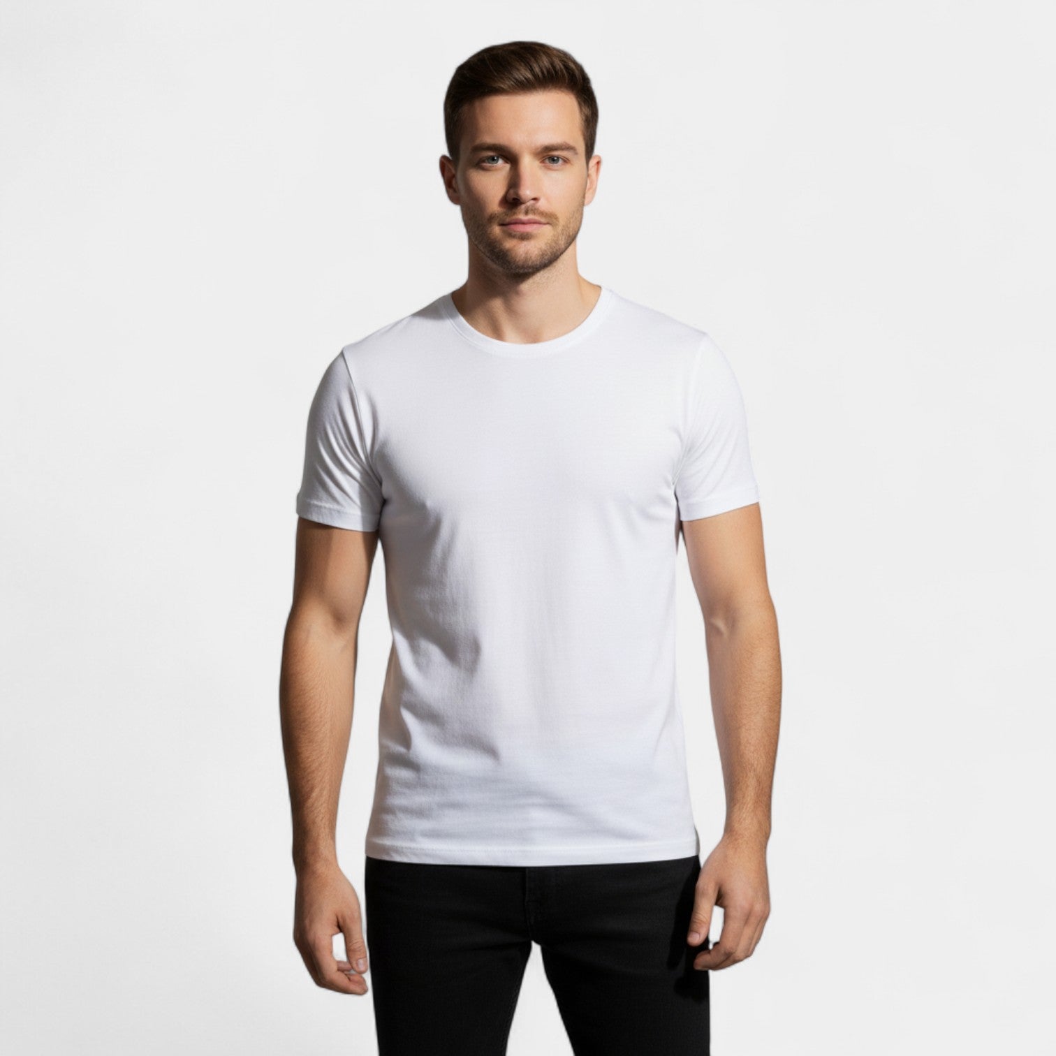 Riche | Lot de 3 t-shirts homme col rond coton épais – raffinés, durables, essentiels du quotidien