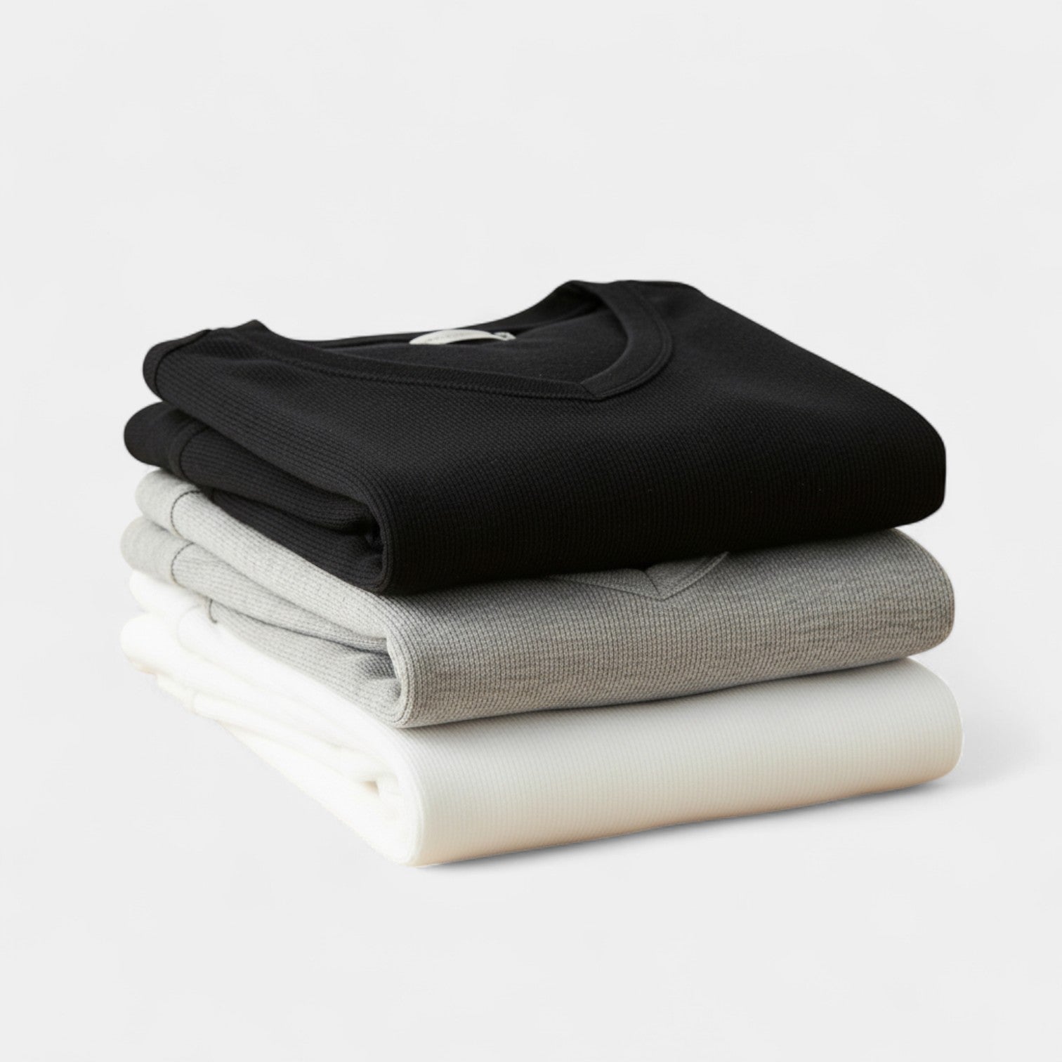 Riche | Sous-T-shirt Thermique Homme – Couleur Unie Coupe Moderne Lot de 3