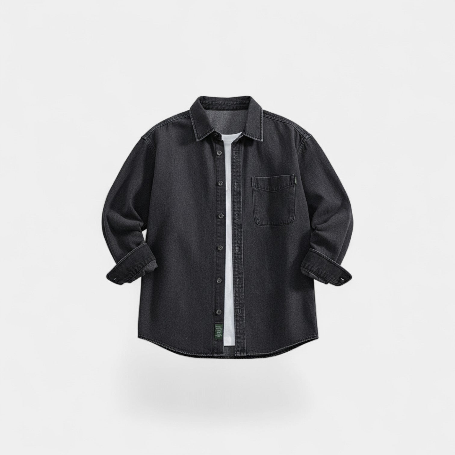 Riche | Chemise Casual Homme Boutonnée en Matière Technique – Style Cargo