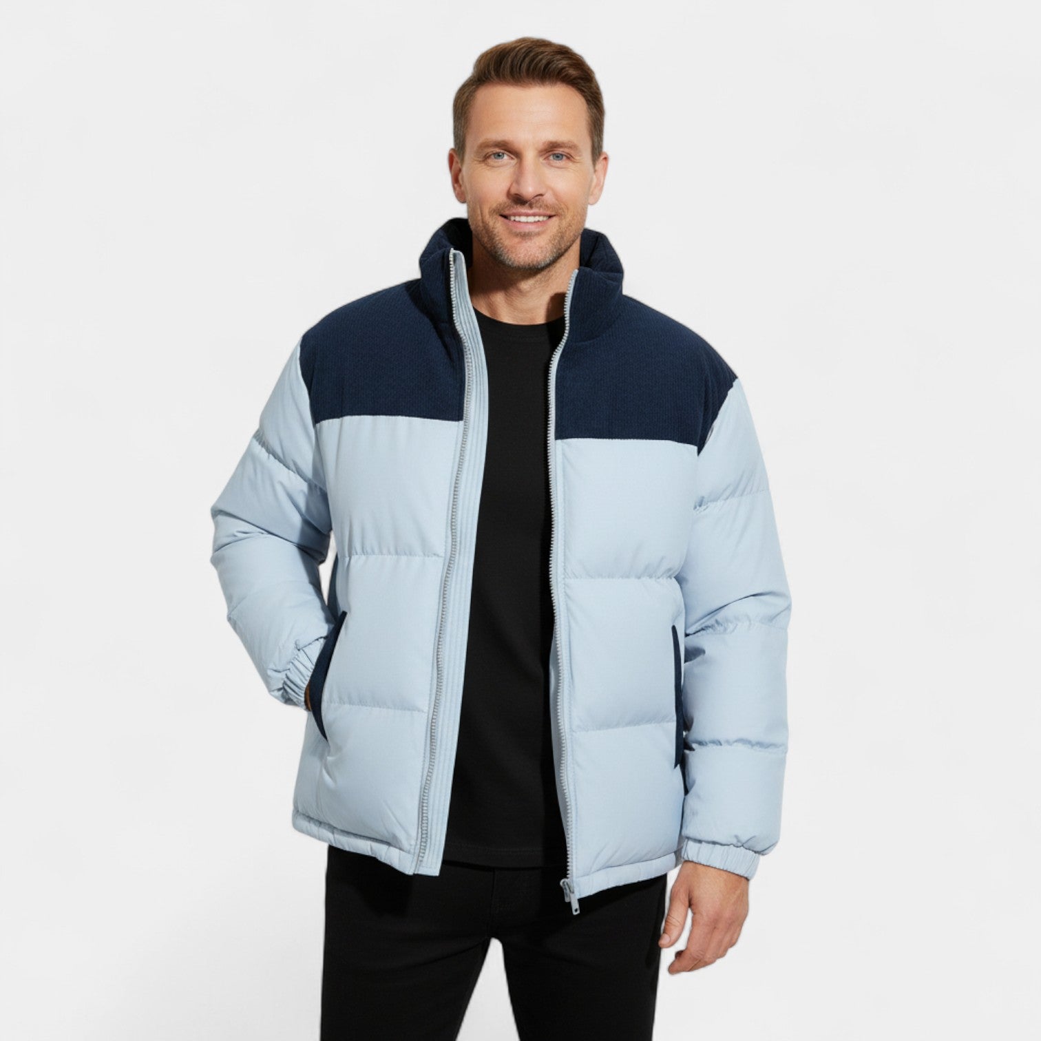 Riche | Doudoune Homme Coton – Coupe Ample Urbain Élégant