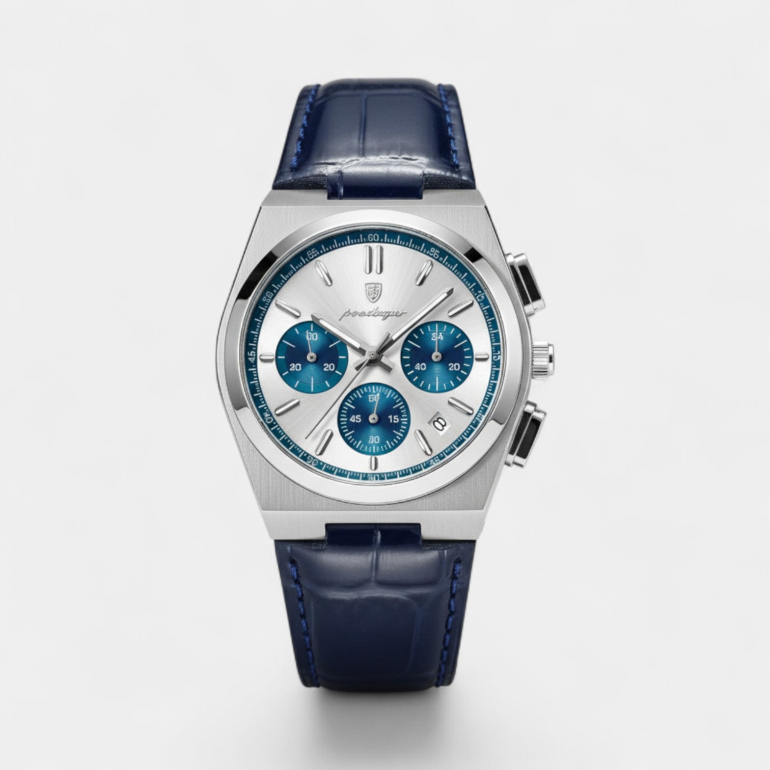 Riche | Montre pour Homme en Cuir – Quartz 41 mm Multi-Fonction
