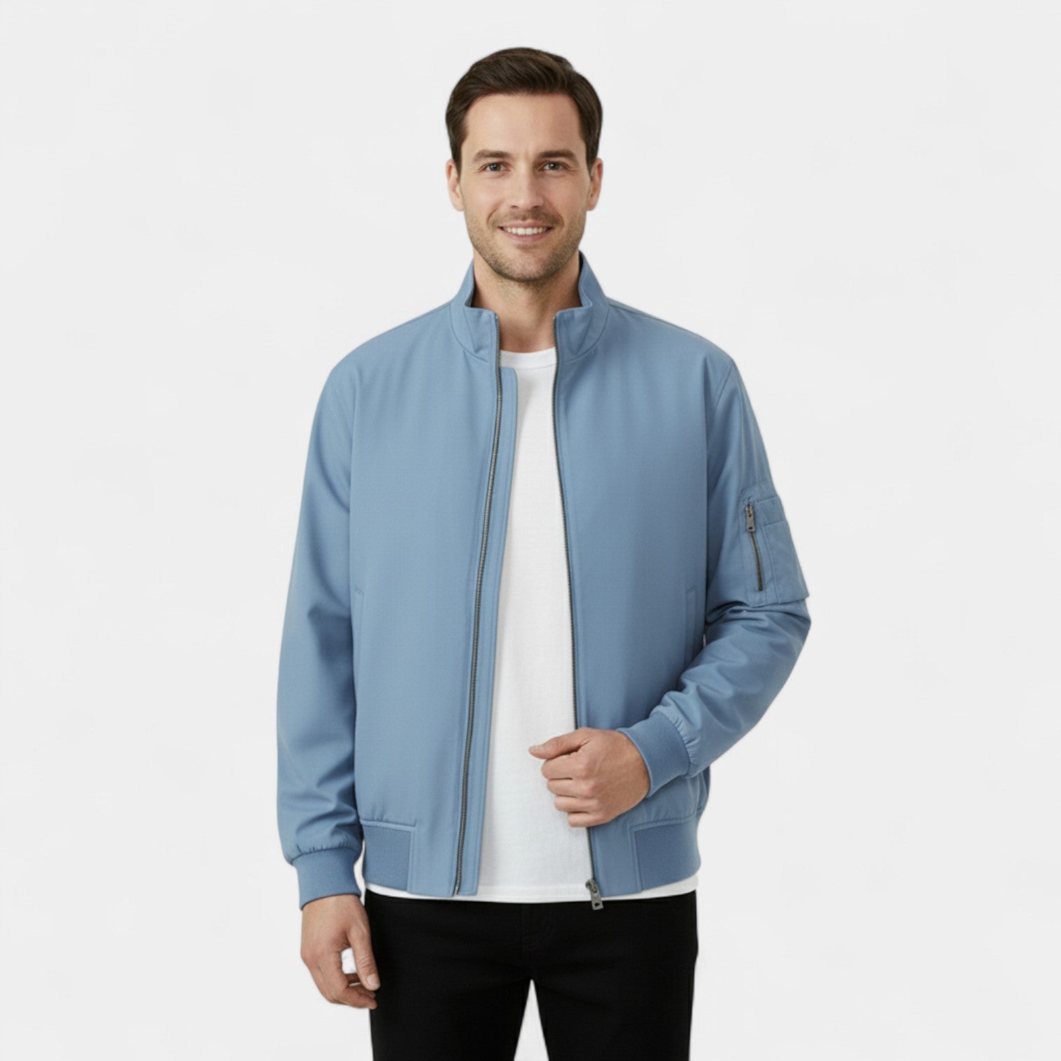 Riche | Blouson Bomber Homme en Matière Technique – Multi-Poches Utilitaire