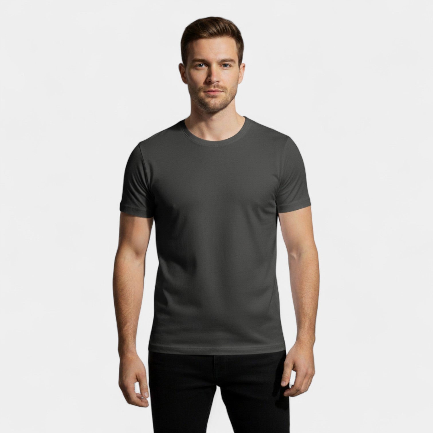 Riche | Lot de 3 t-shirts homme col rond coton épais – raffinés, durables, essentiels du quotidien