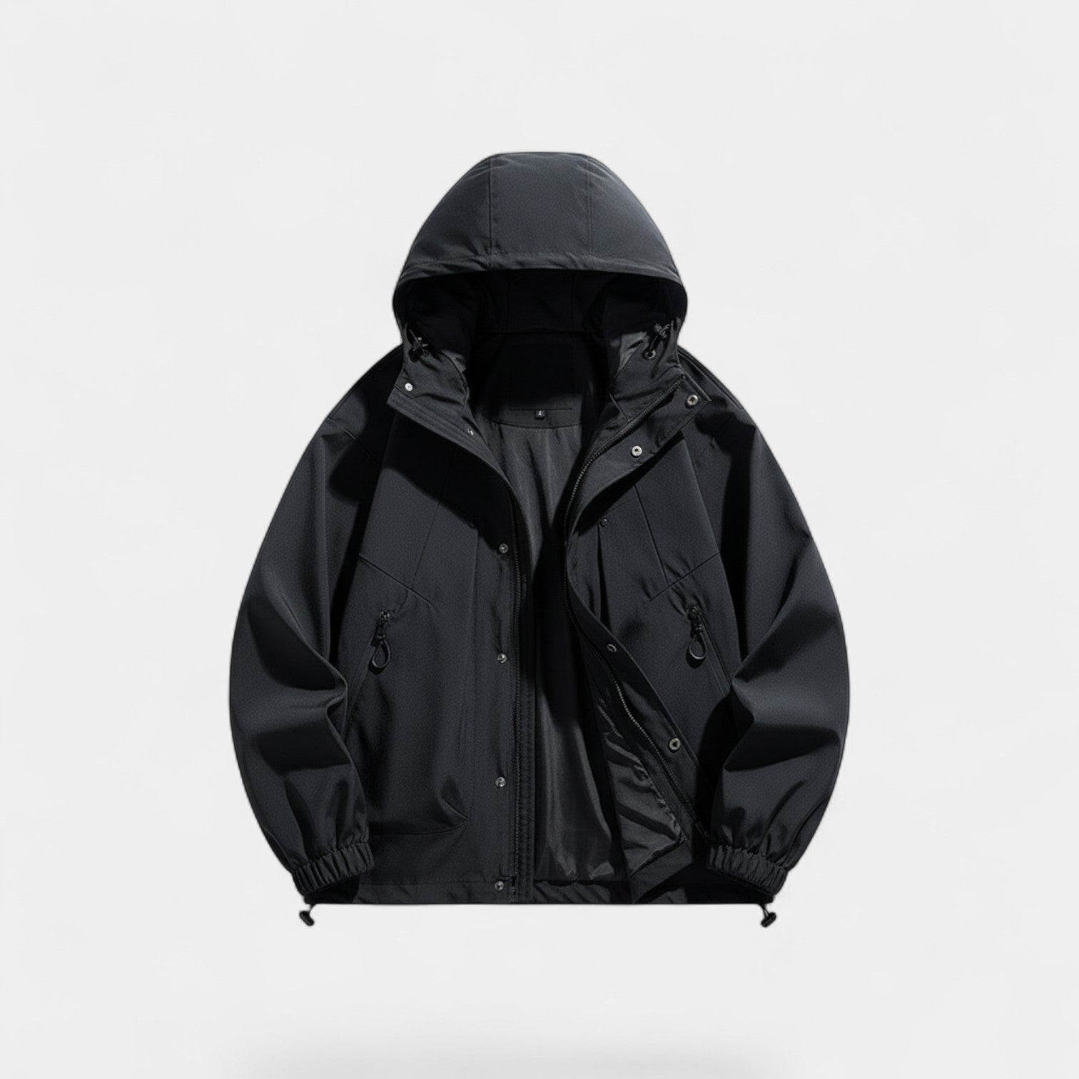 Riche | Veste homme à capuche décontractée en mélange technique – moderne, légère, silhouette raffinée