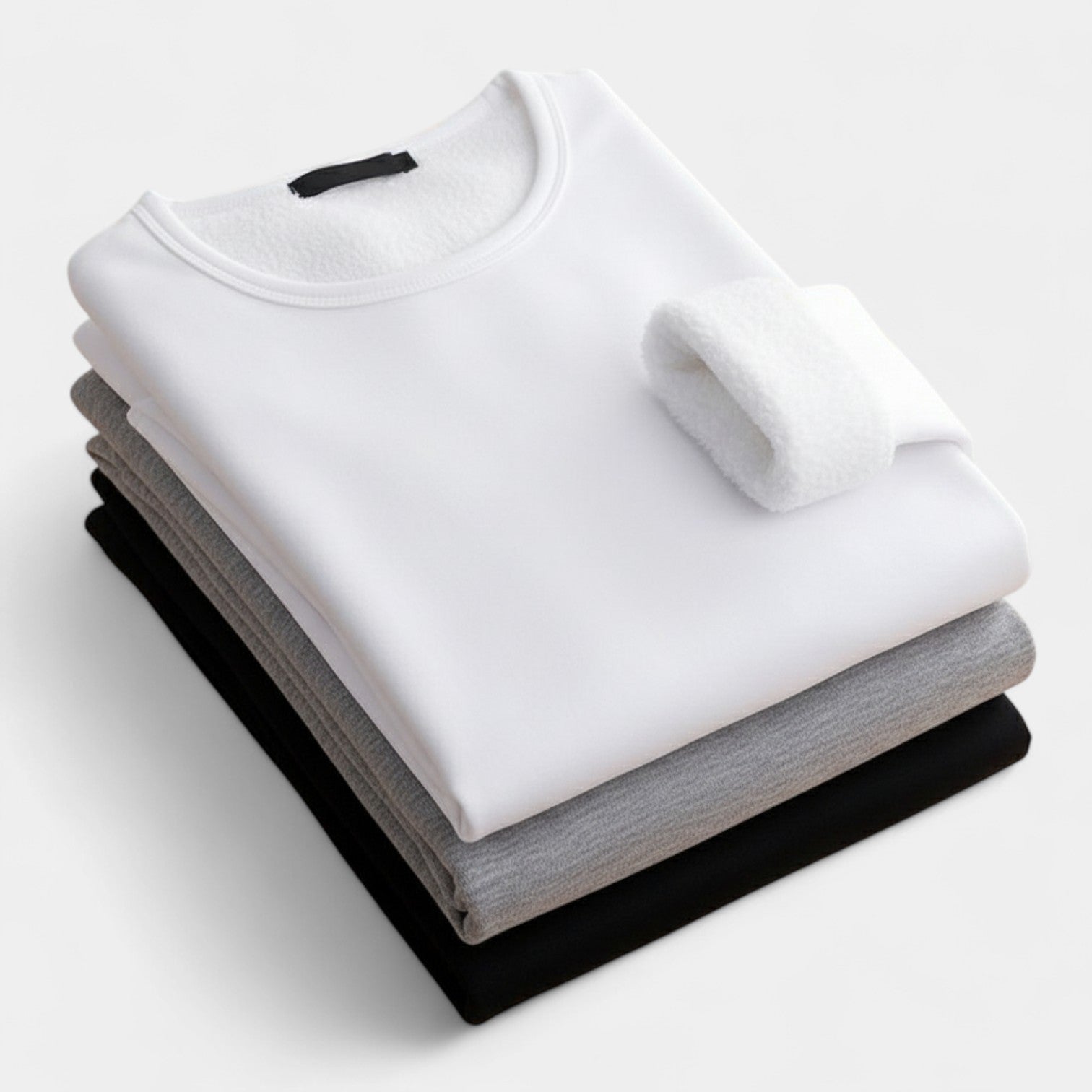Riche | Sous-T-shirt Thermique Homme – Col Rond Uni Lot de 3