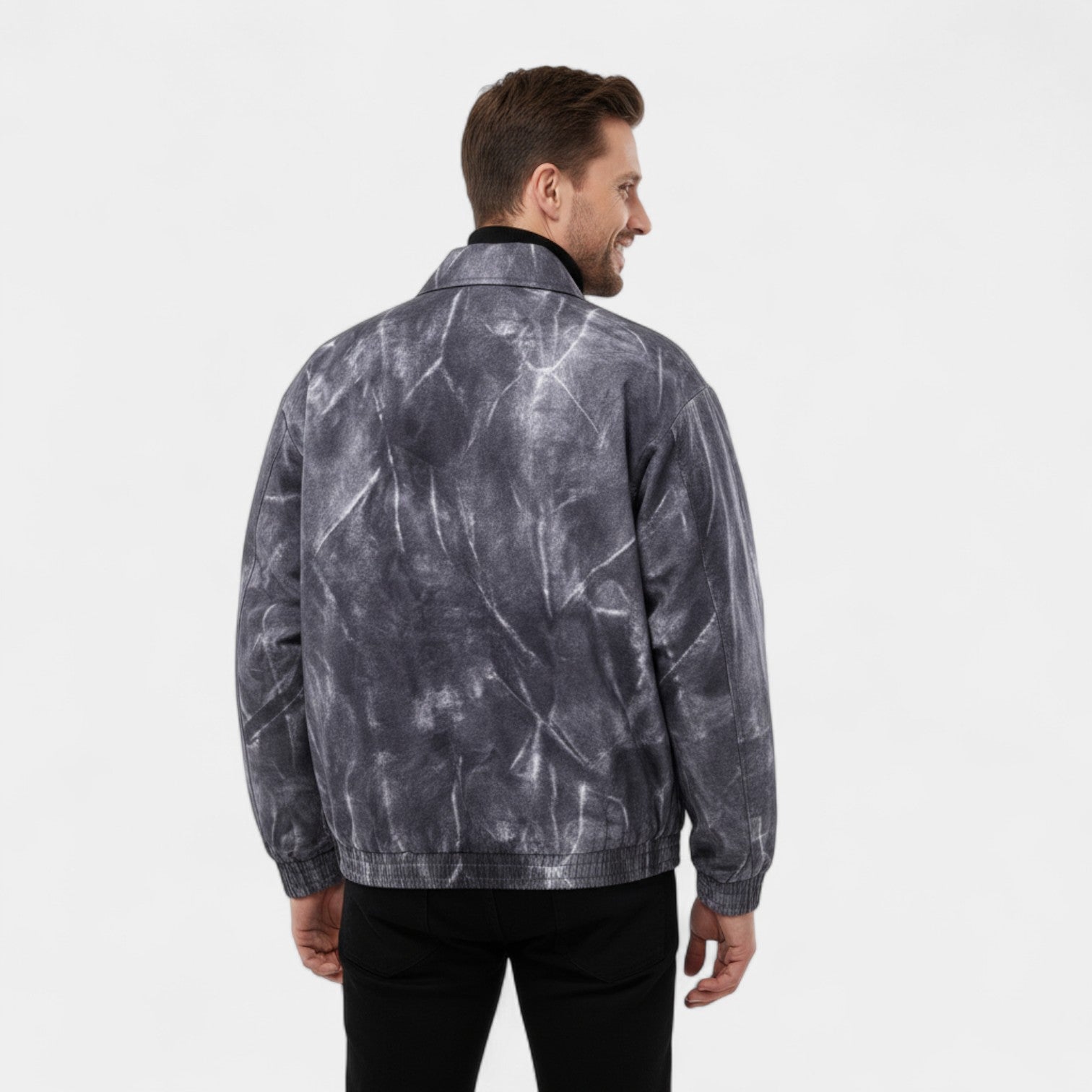 Riche | Veste Décontractée Homme Matière Technique – Coupe Ample Loisirs
