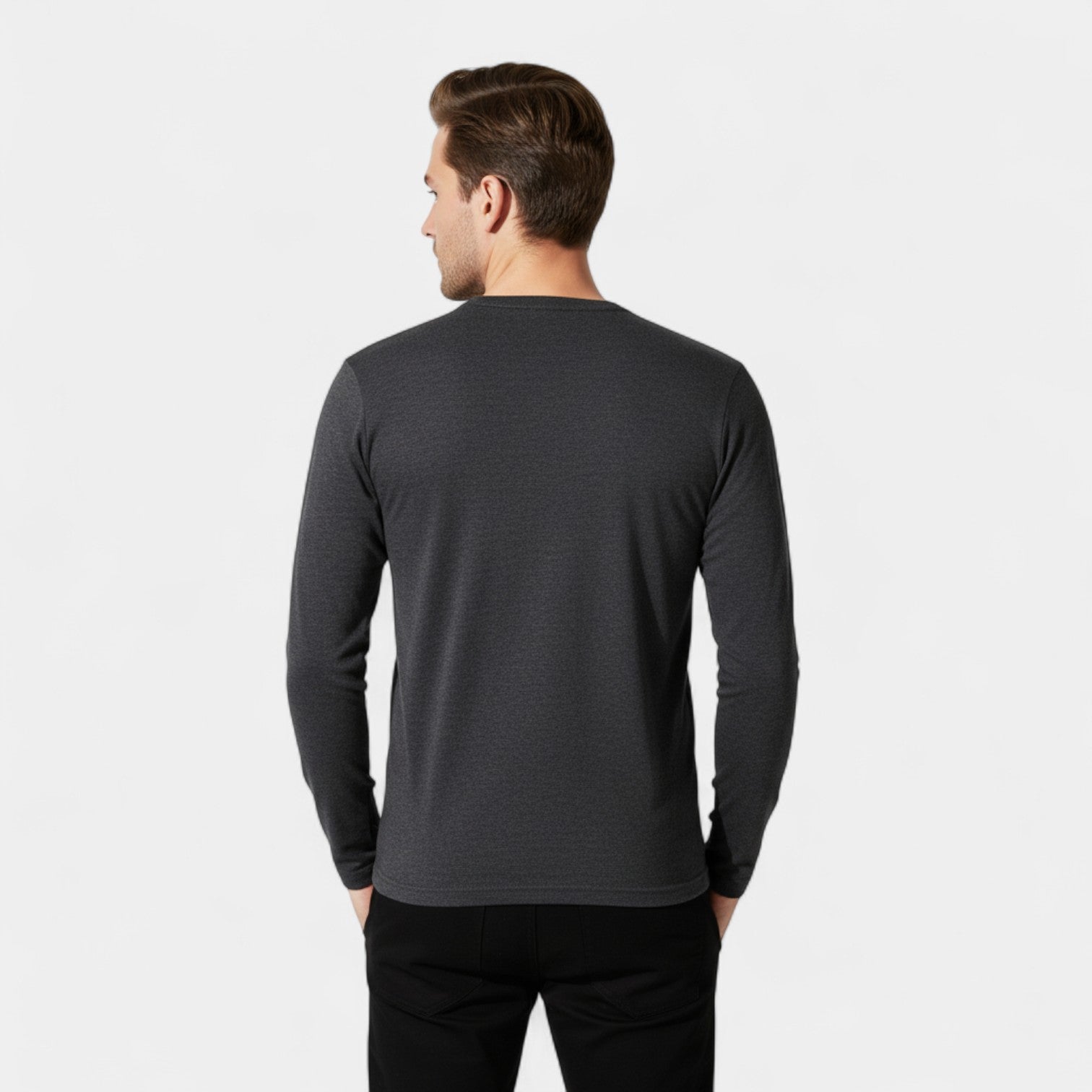 Riche | Sous-T-shirt Thermique Homme – Couleur Unie Coupe Moderne Lot de 3