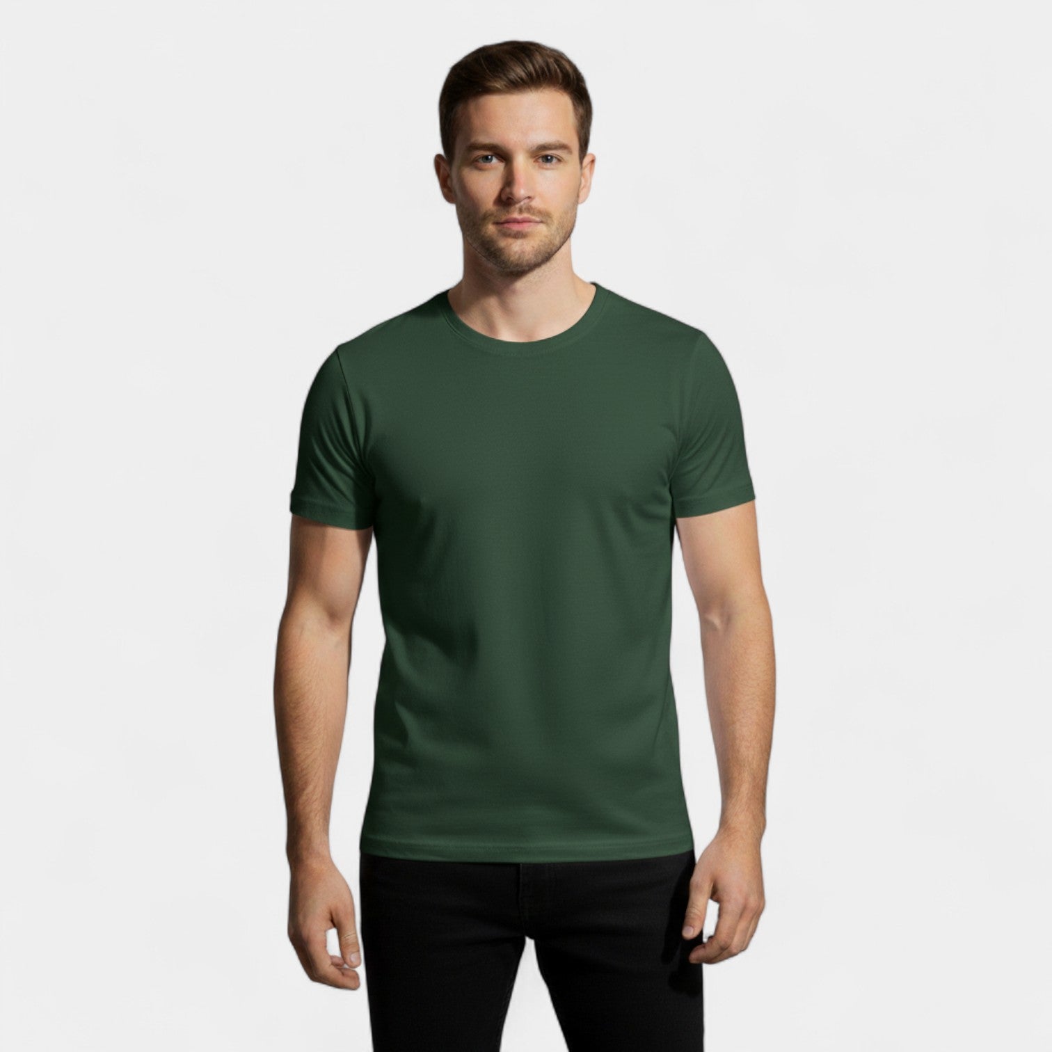 Riche | Lot de 3 t-shirts homme col rond coton épais – raffinés, durables, essentiels du quotidien