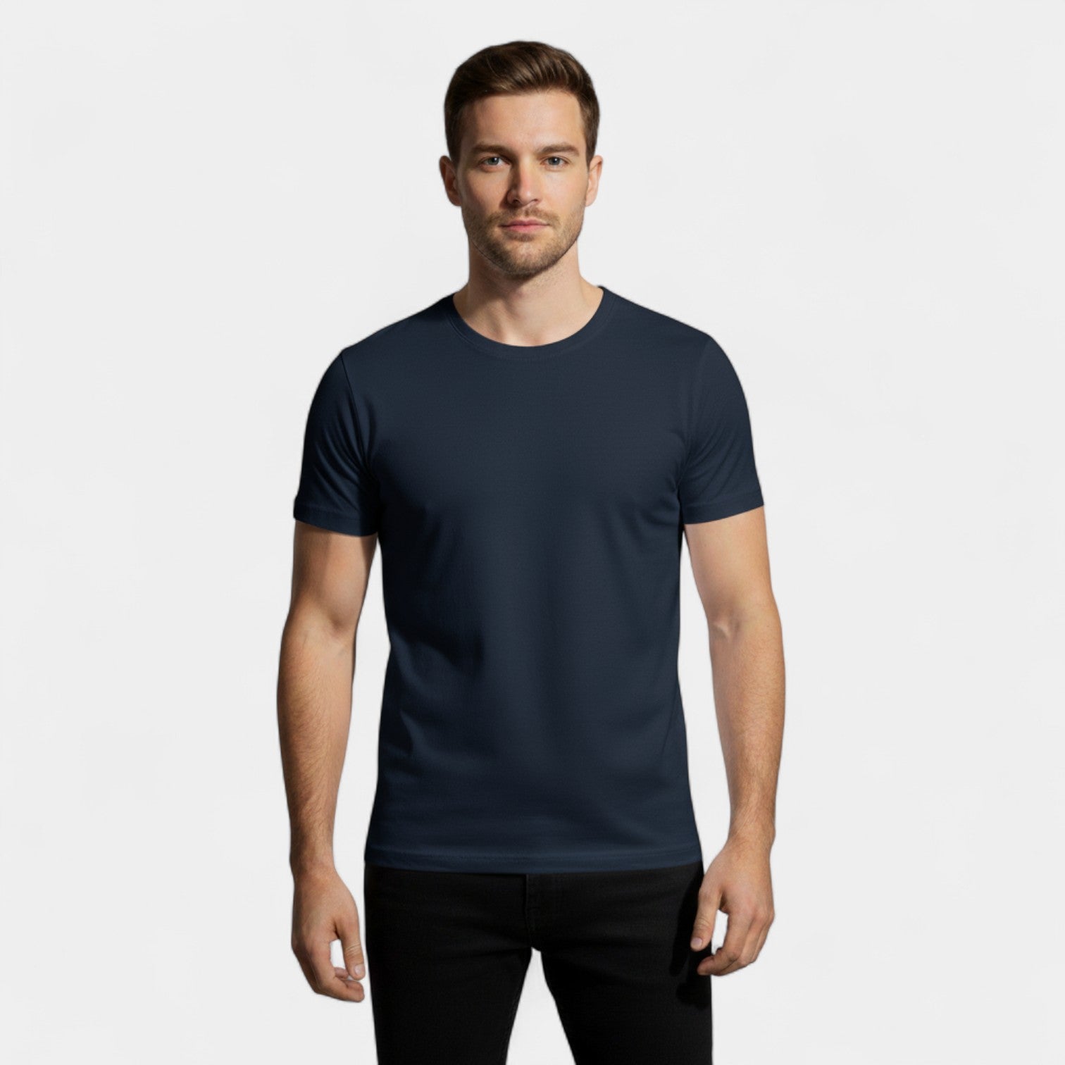 Riche | Lot de 3 t-shirts homme col rond coton épais – raffinés, durables, essentiels du quotidien