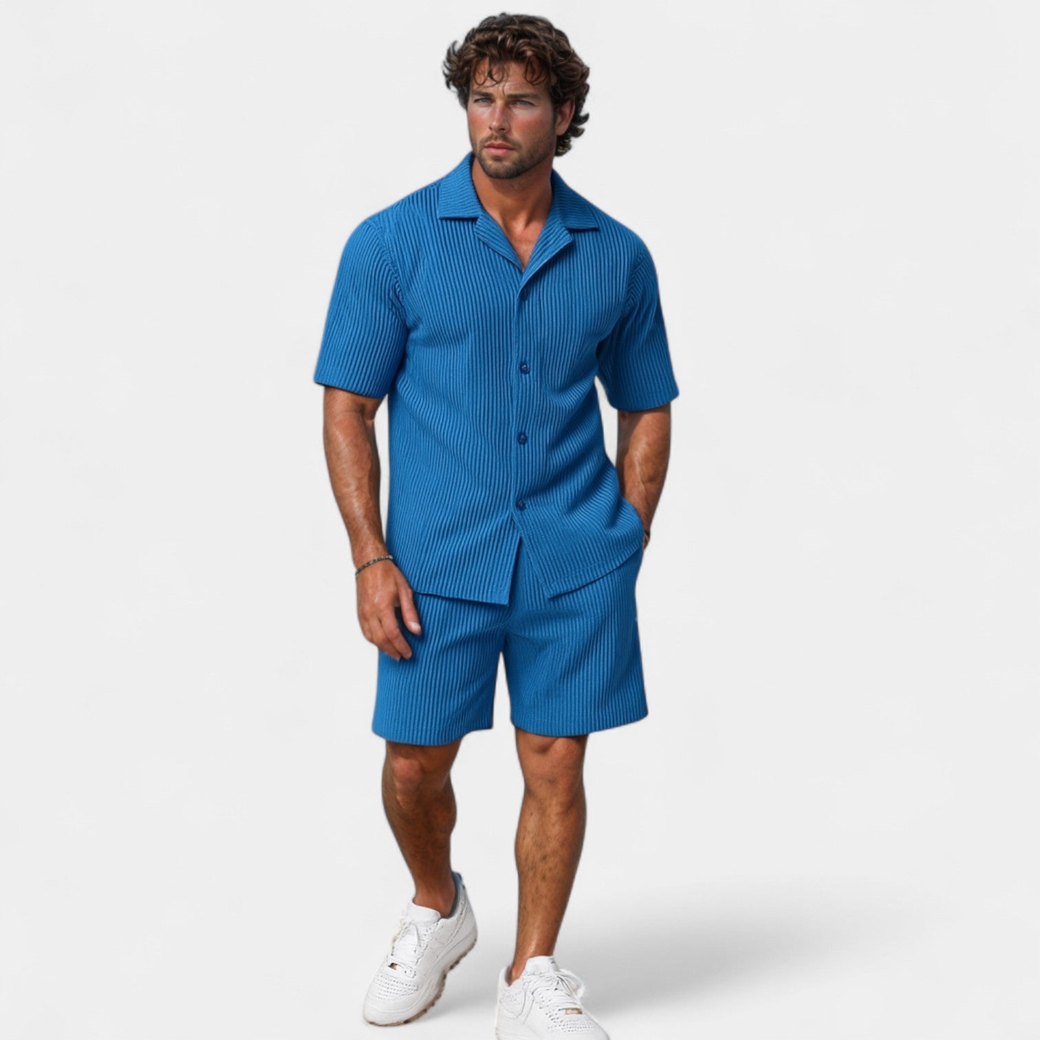 Riche | Velours côtelé - ensemble chic et ajusté