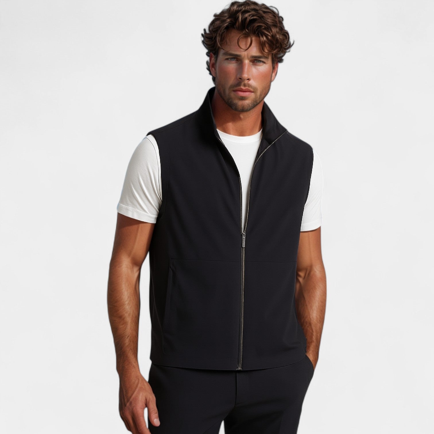 Riche | Gilet utility - élégance structurée