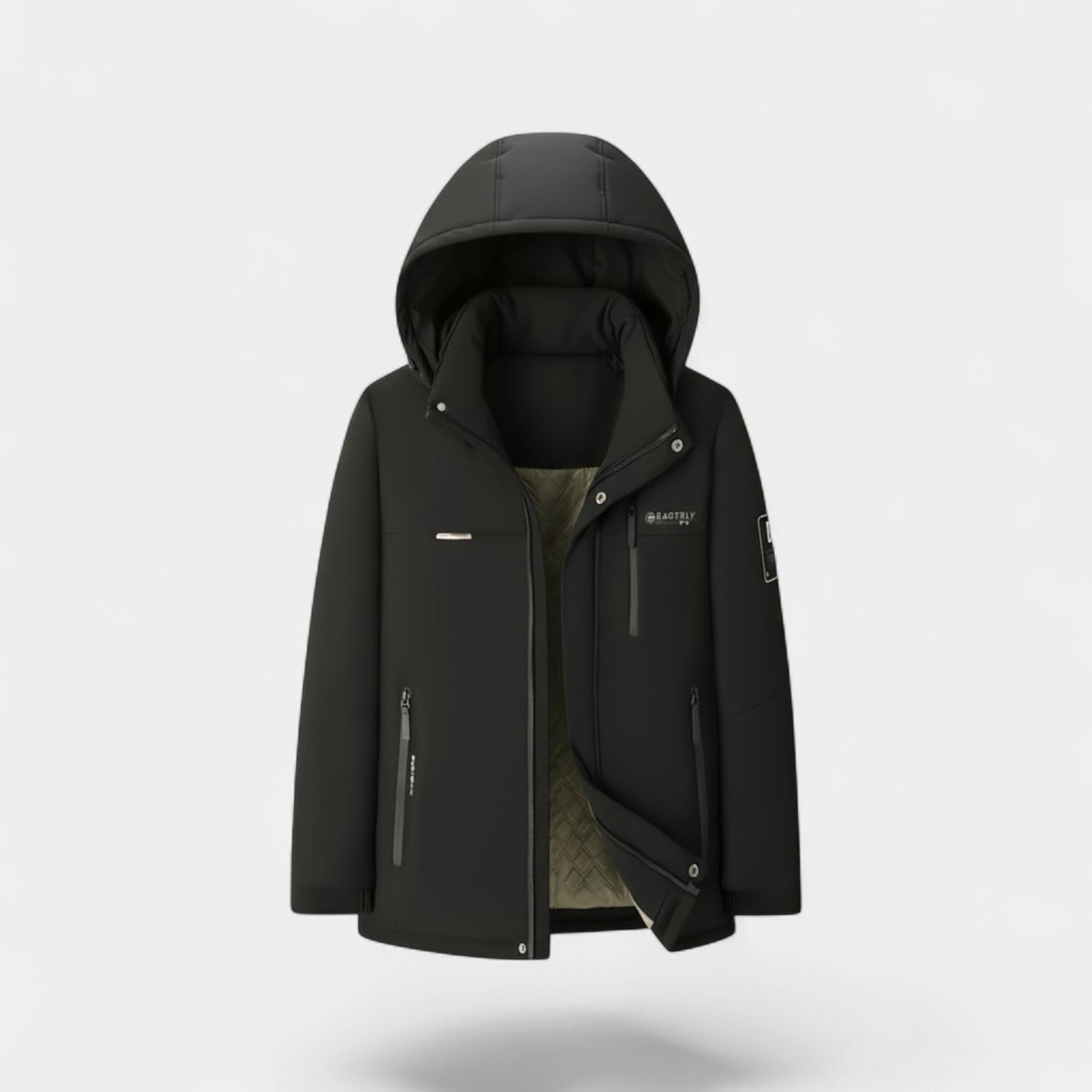 Riche | Veste Homme en Coton – Courte à Capuche au Design Tendance