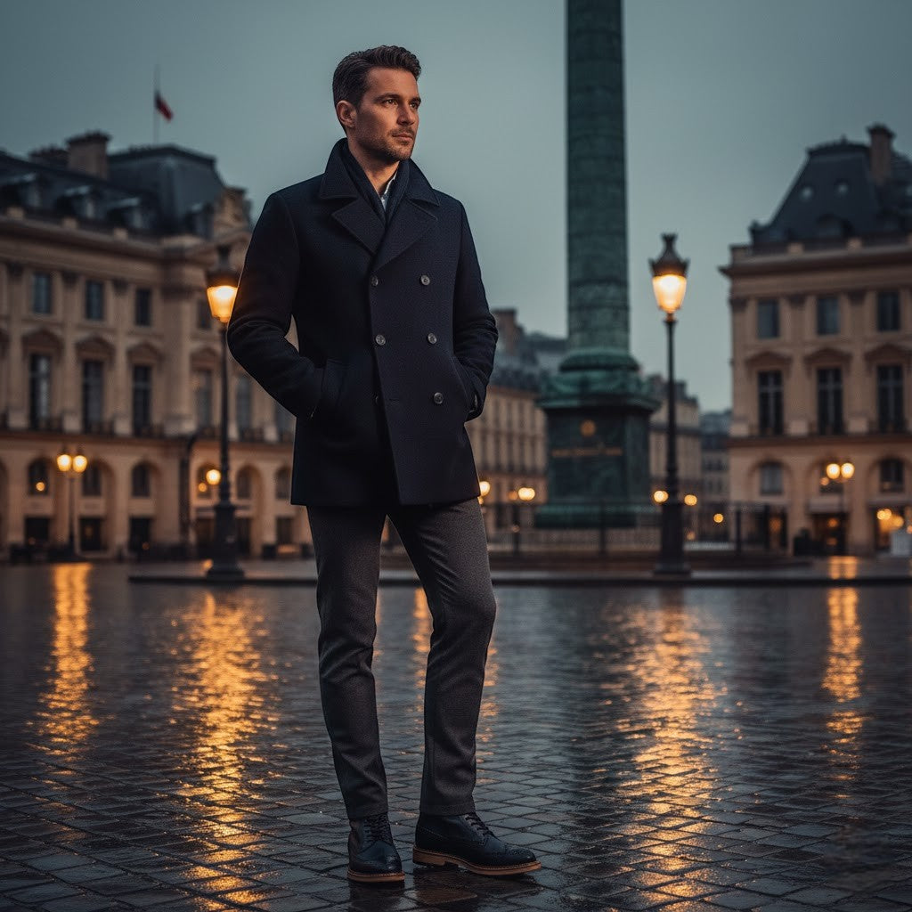 Riche | Bottes Chelsea montantes homme en cuir PU