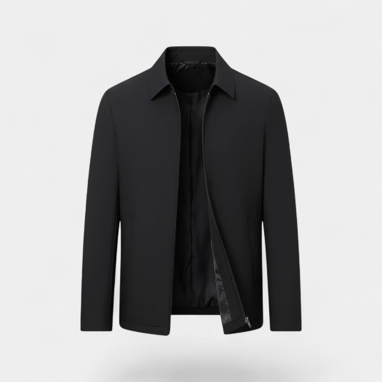 Riche | Veste Homme – Manteau Col Polo en Tissu Technique