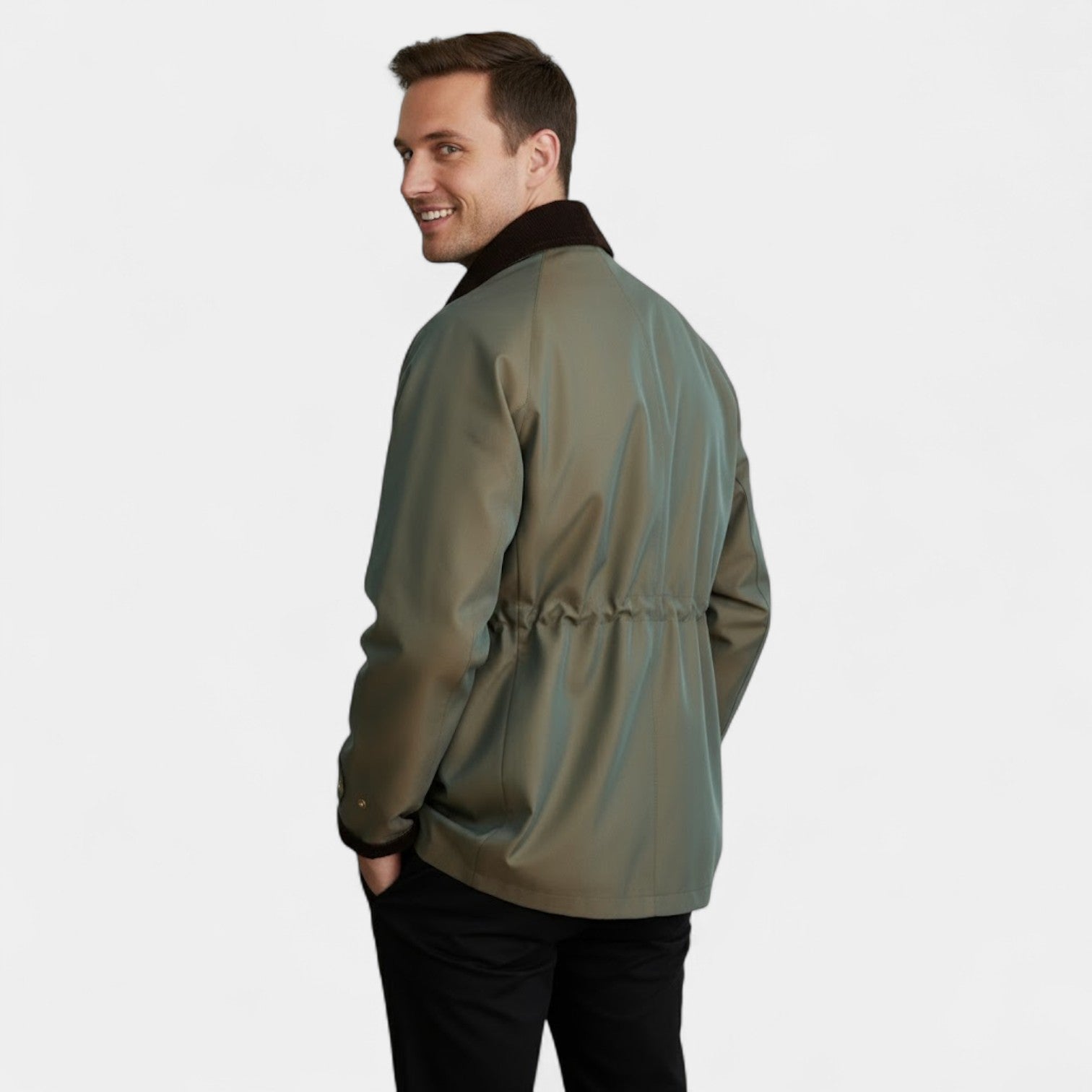 Riche | Veste vintage homme en coton mélangé