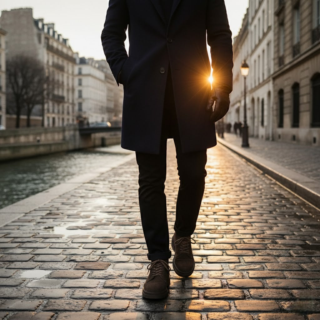 Riche | Bottes Martin homme en daim