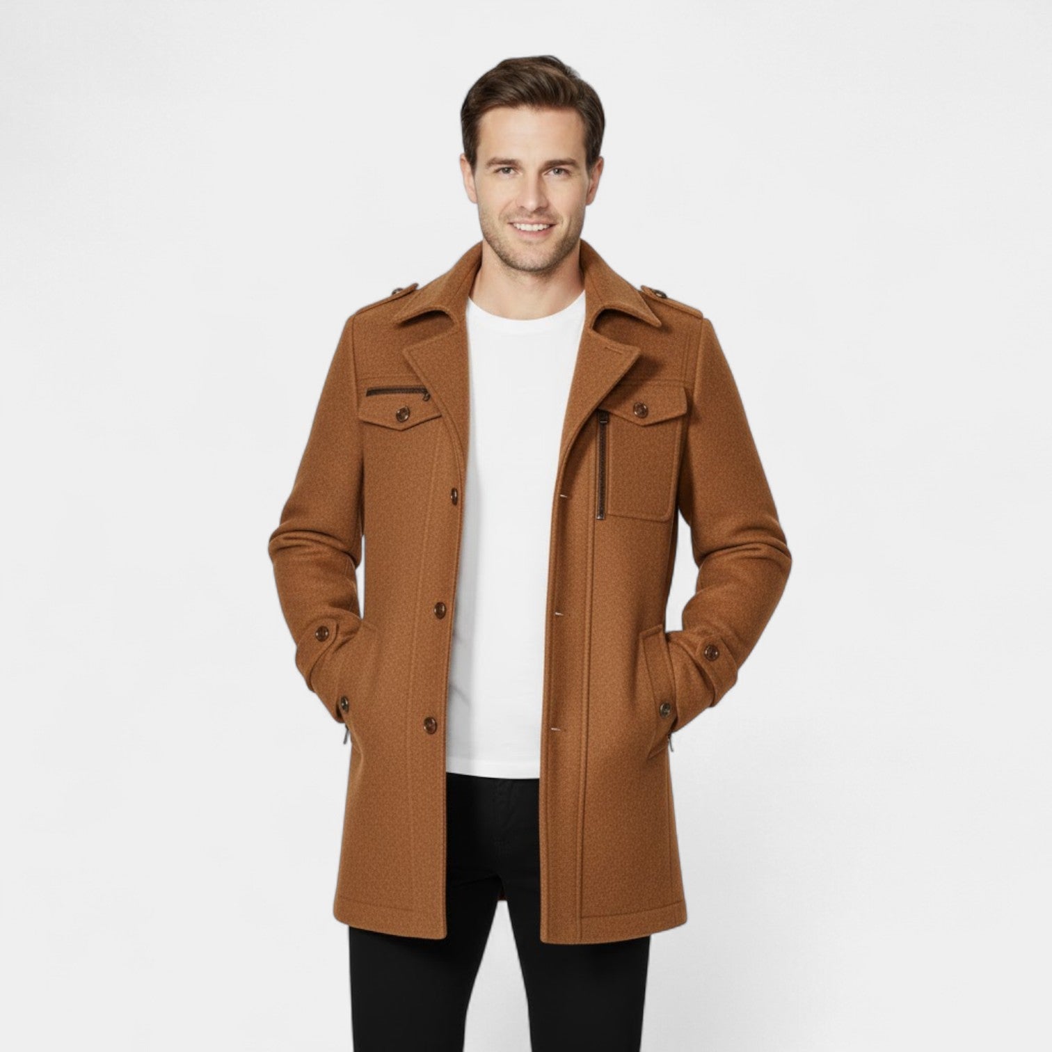 Riche | Manteau homme mi-long en laine