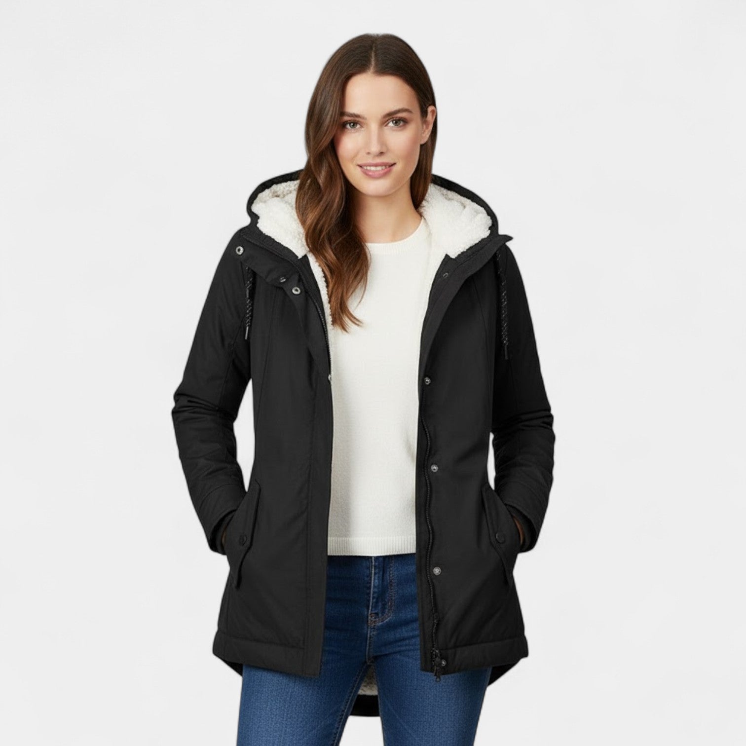 Riche | Manteau long femme imperméable d’hiver