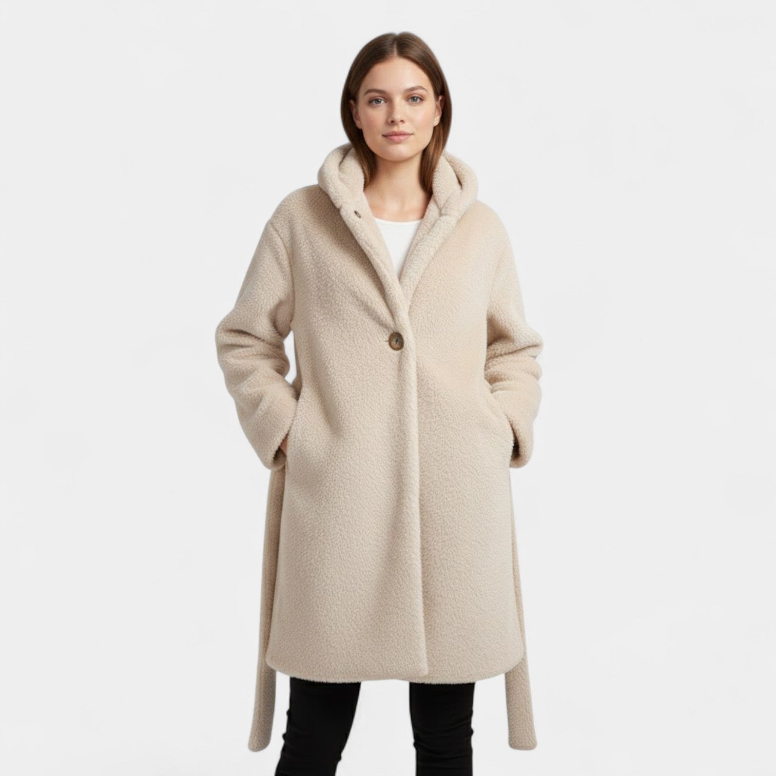 Riche | Manteau long femme en peluche