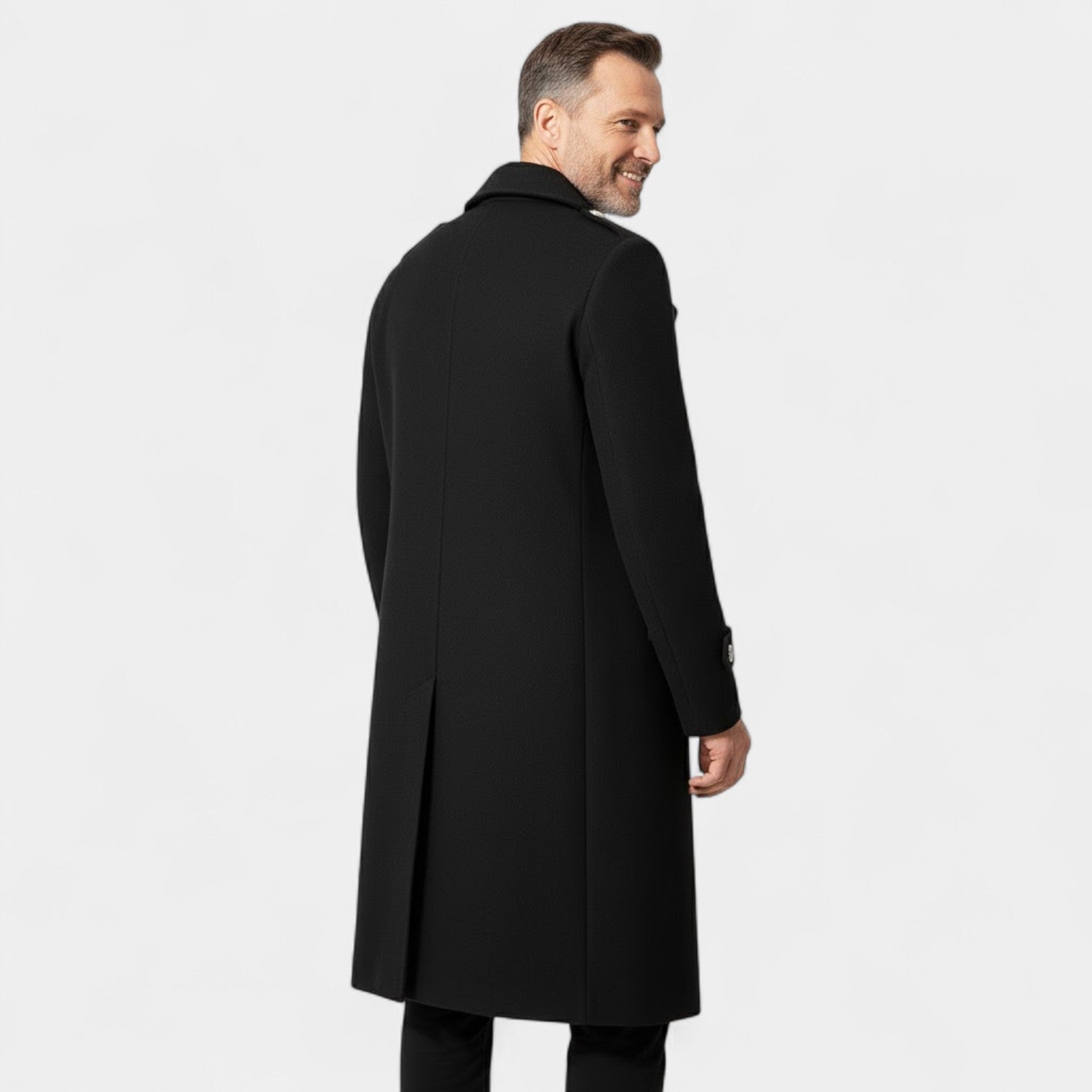 Riche | Manteau homme croisé en laine