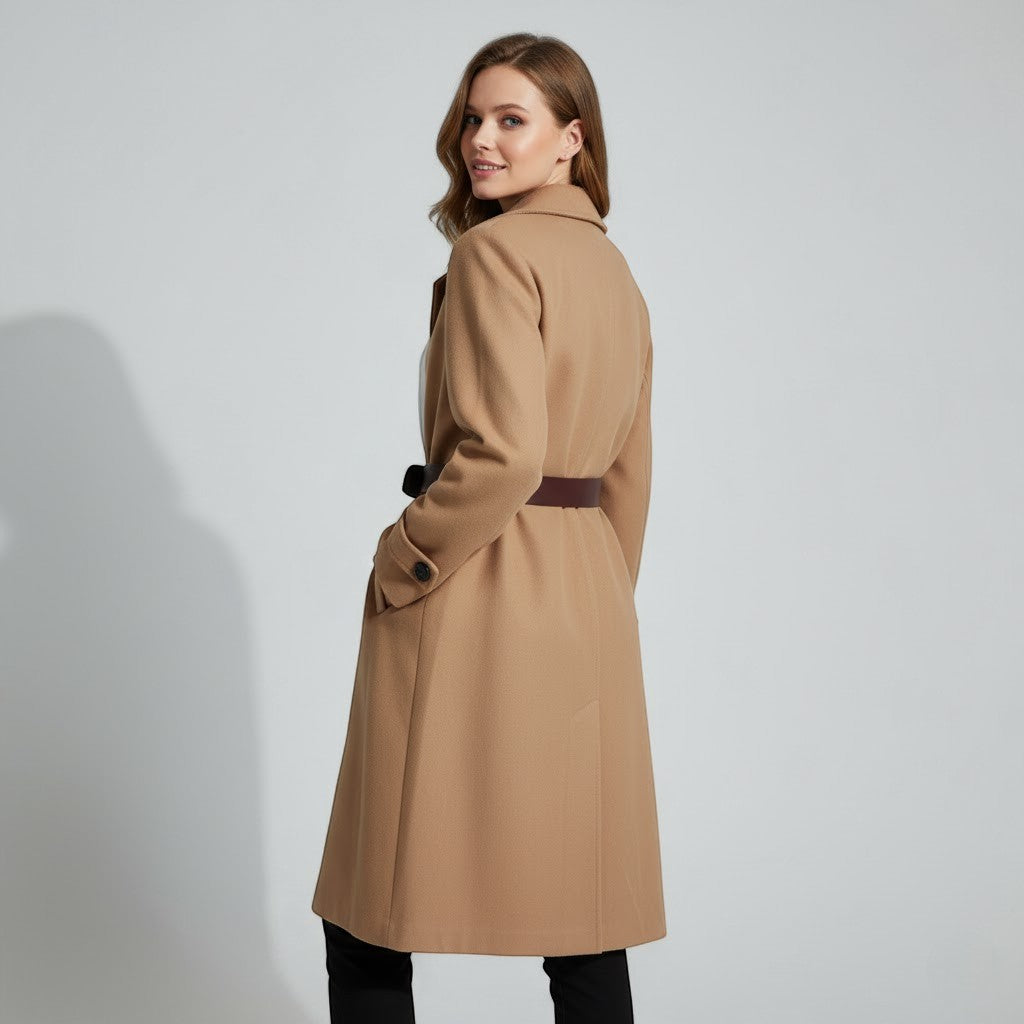 Riche | Manteau long femme en laine mélangée