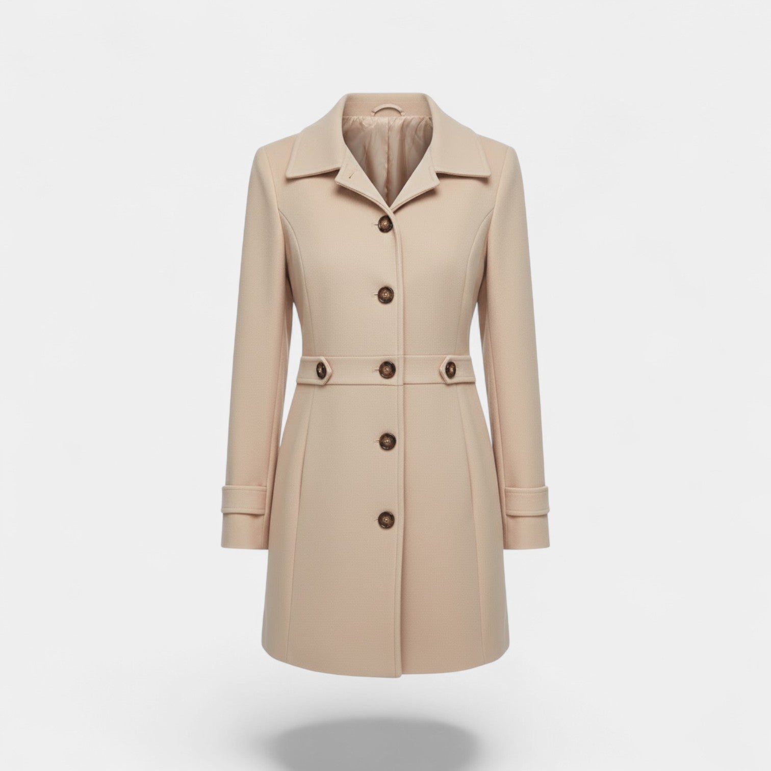 Riche | Manteau d’Hiver Élégant en Laine pour Femme