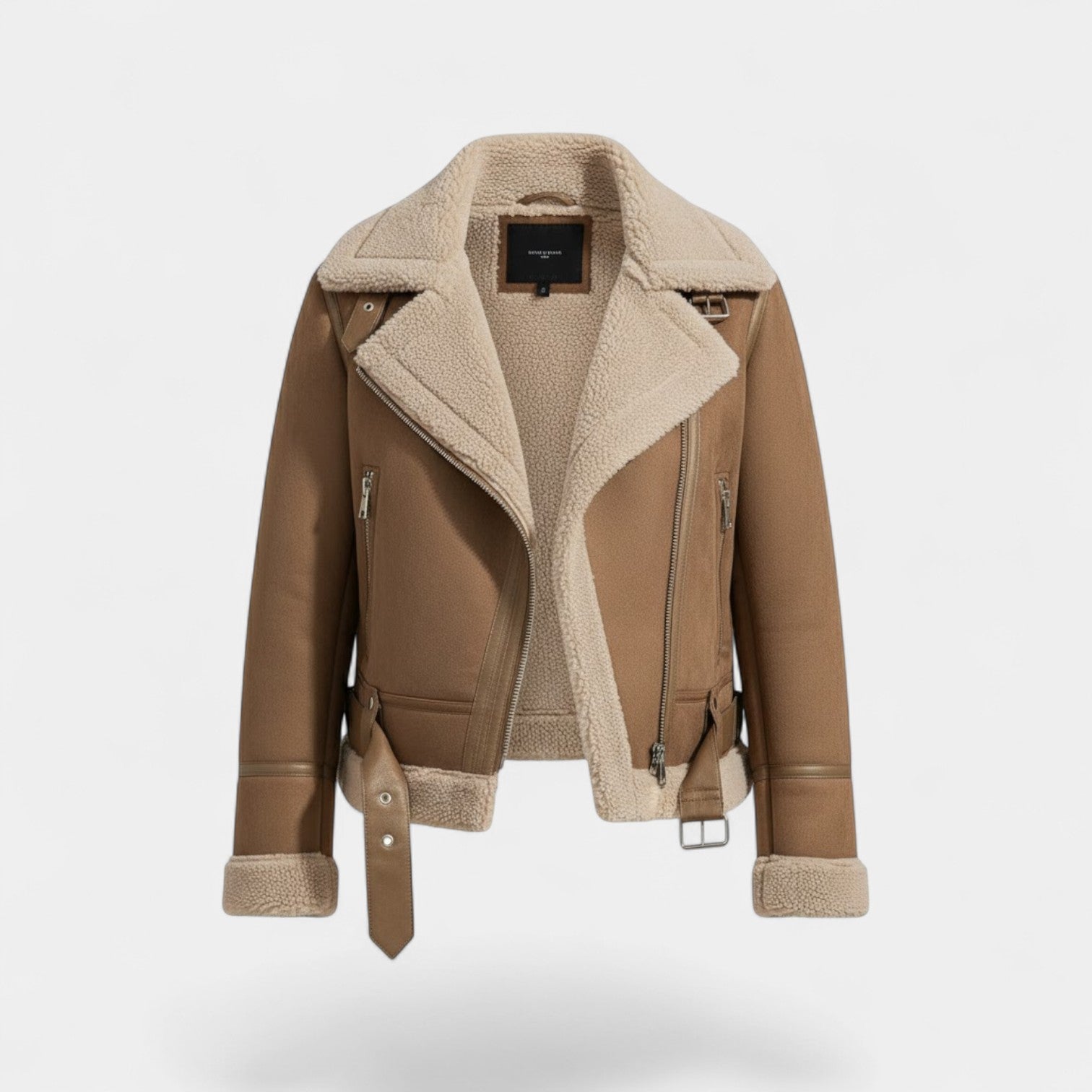 Riche | Veste Femme en Daim et Laine d’Agneau Hiver