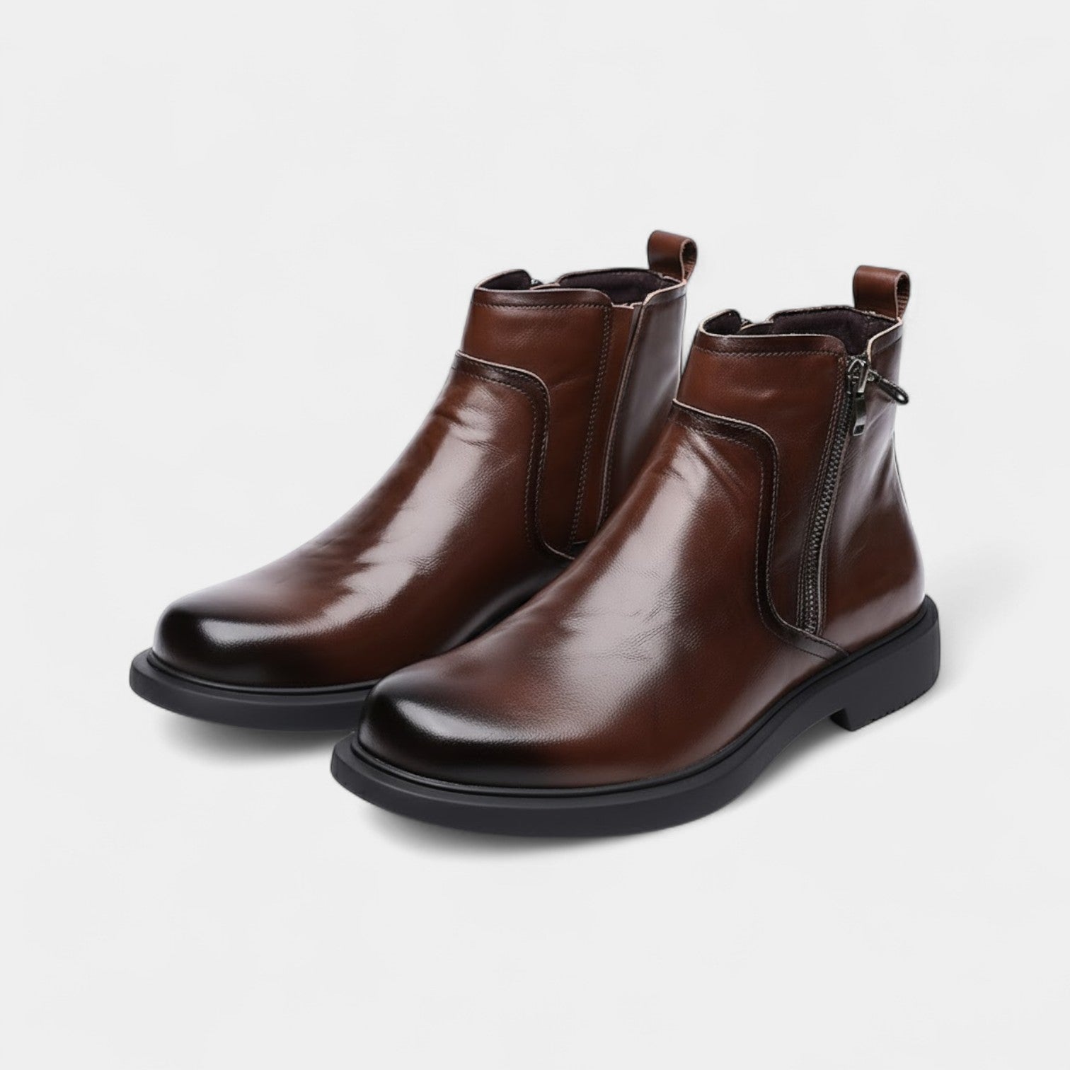 Riche | Bottes Chelsea homme en cuir