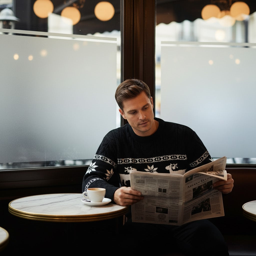 Riche | Pull de Noël homme en maille