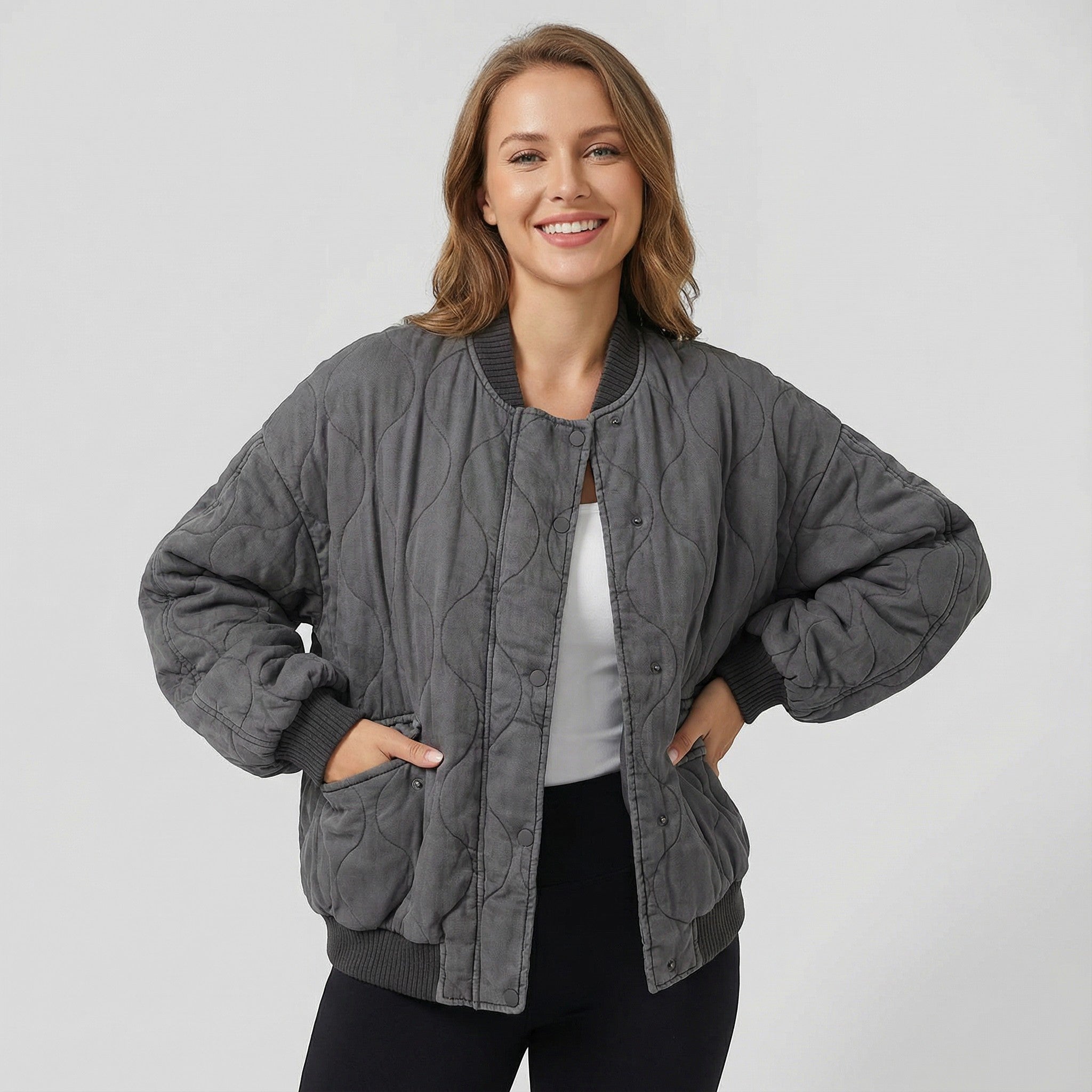 Riche | Veste matelassée ample pour femme